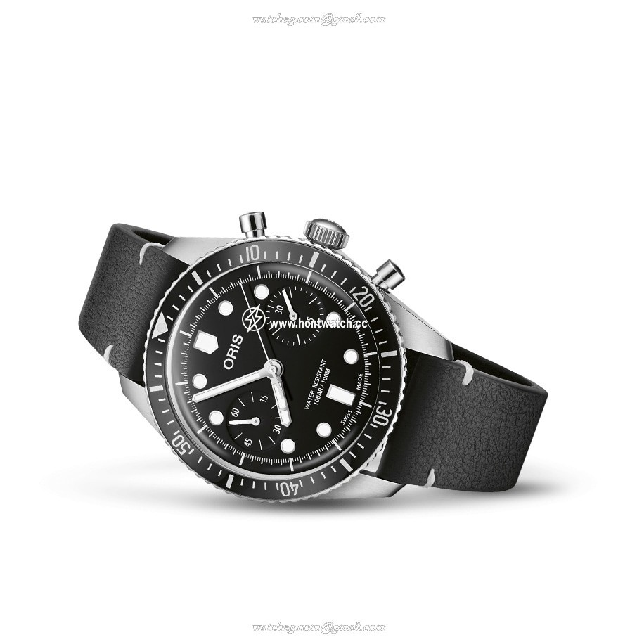 Oris Divers 65 Chronograph 40mm Automatic Black Dial - Stainless Steel - Image 2