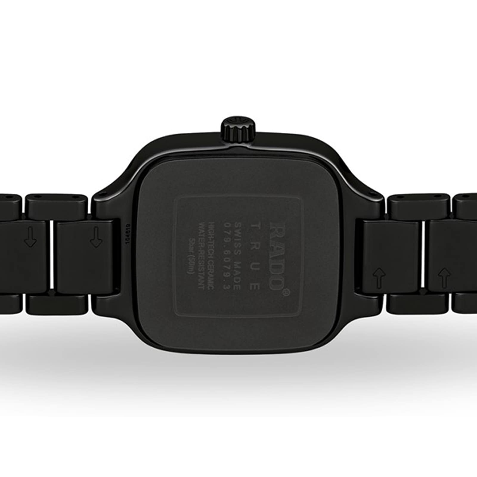 Rado True Square Ceramic Quartz Watch - Black Dial | 29mm | R27080702 - Image 3