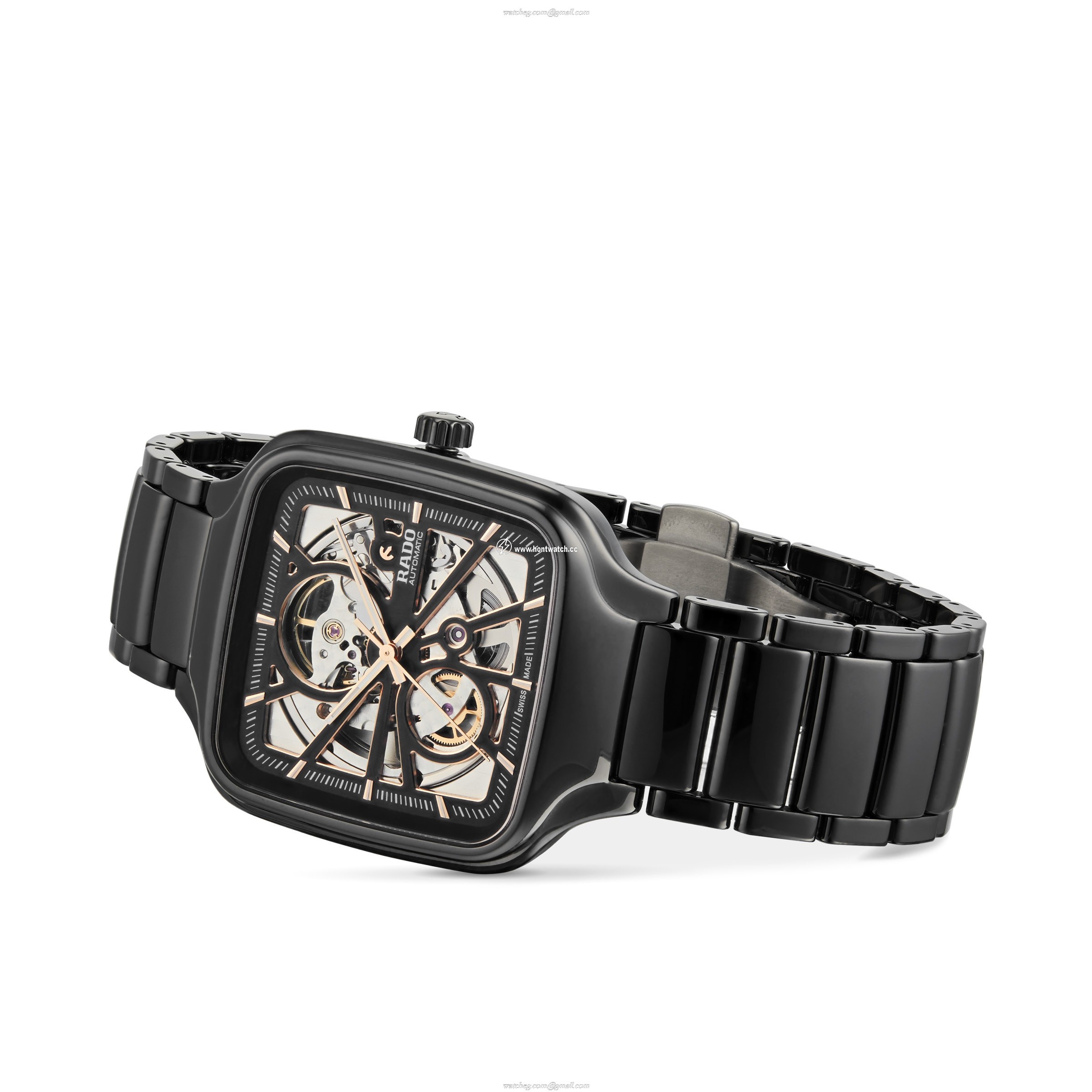 Rado True Square R27086162 Ceramic Automatic Skeleton Watch | 38mm Unisex - Image 2