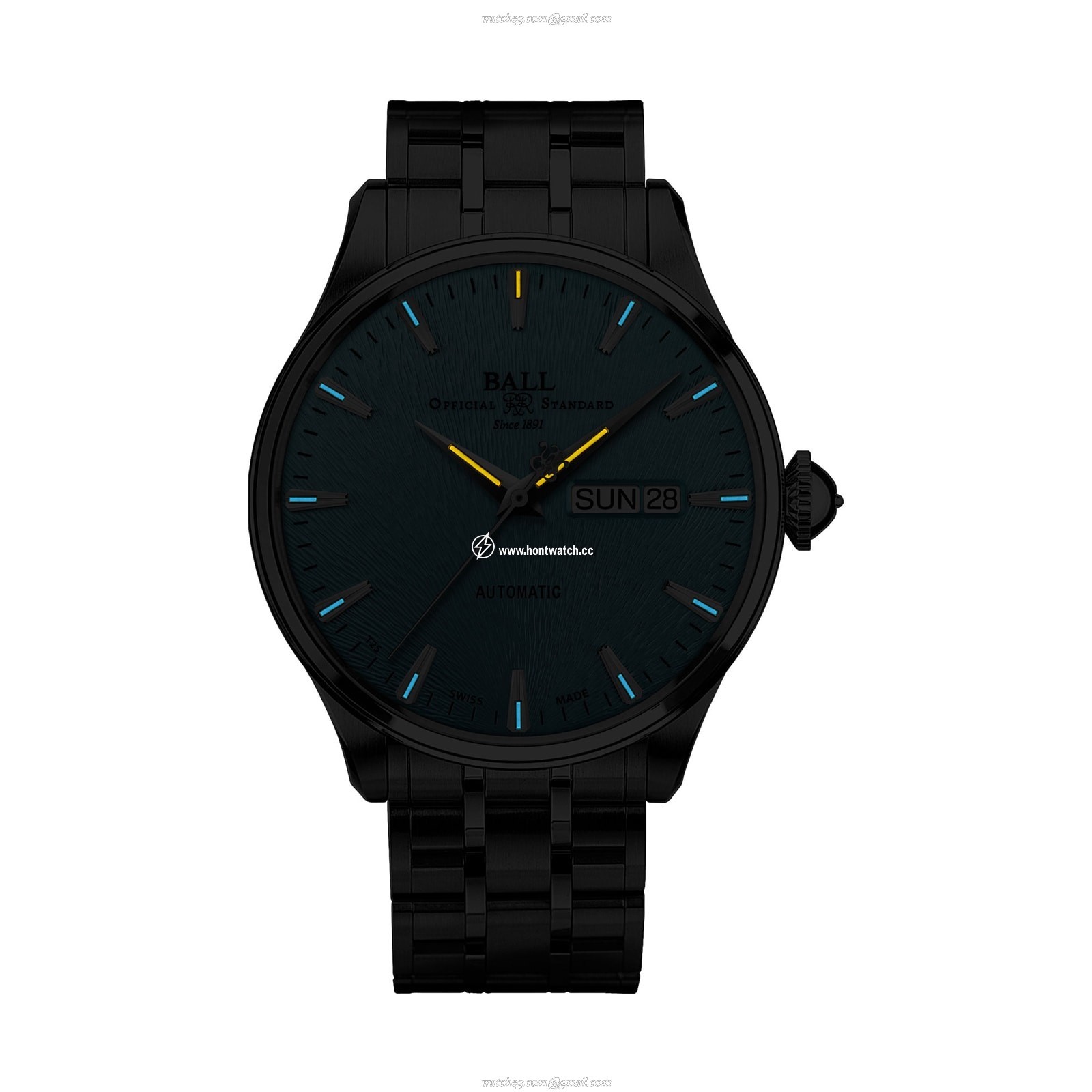 BALL Trainmaster NM2080D-S2J-IBE Automatic Watch - Blue Dial | 39.5mm Stainless Steel - Image 2
