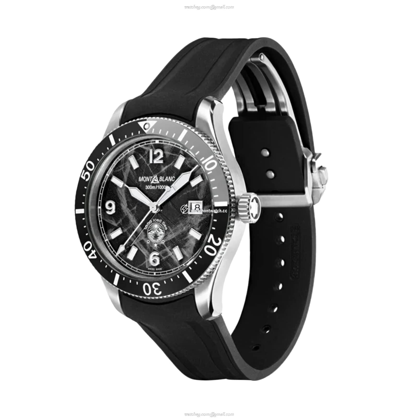 Montblanc 1858 Iced Sea Automatic 41mm Black Dial - Stainless Steel - Image 2