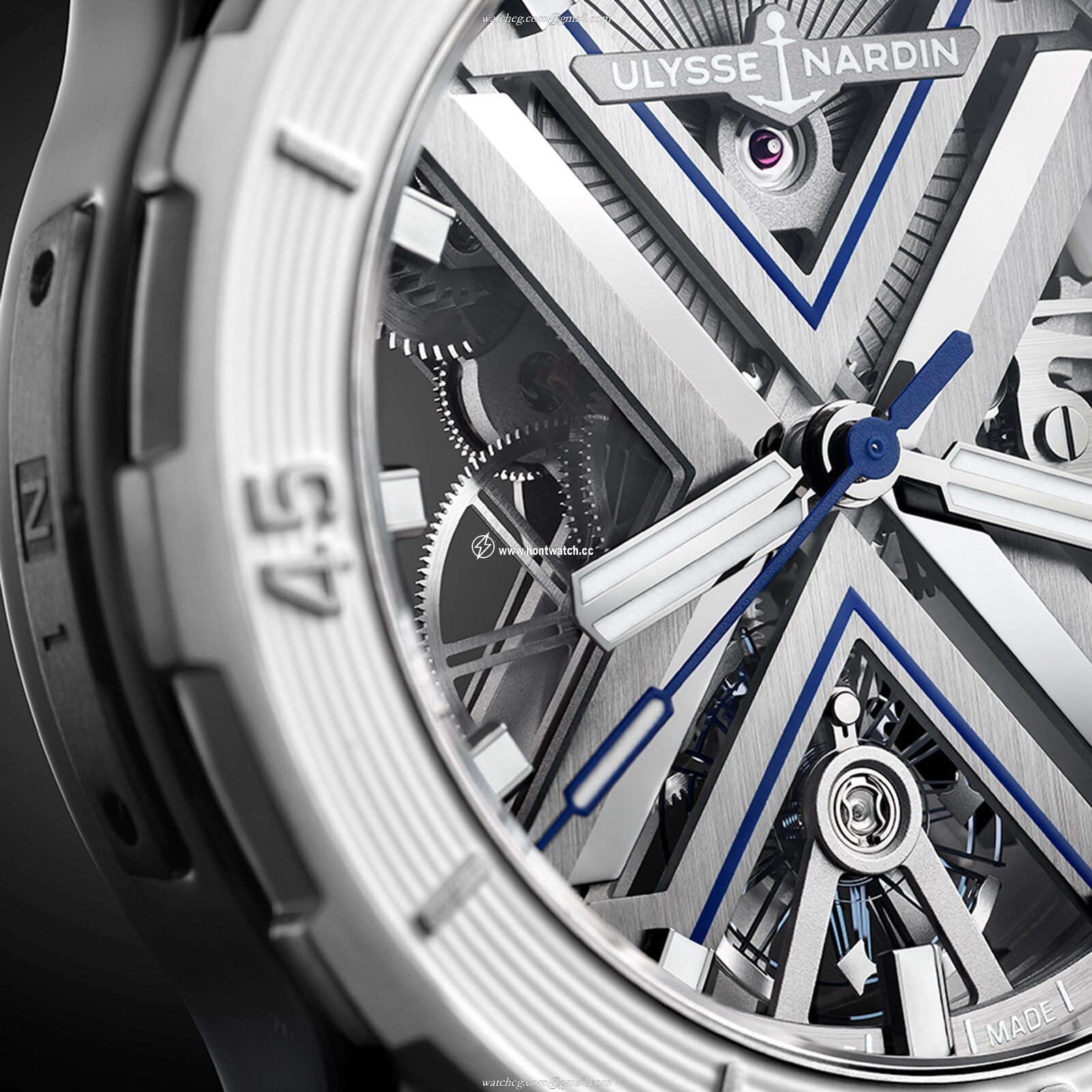 Ulysse Nardin Diver Titanium Automatic Grey Replica - 44mm | 200M Water Resistant - Image 2
