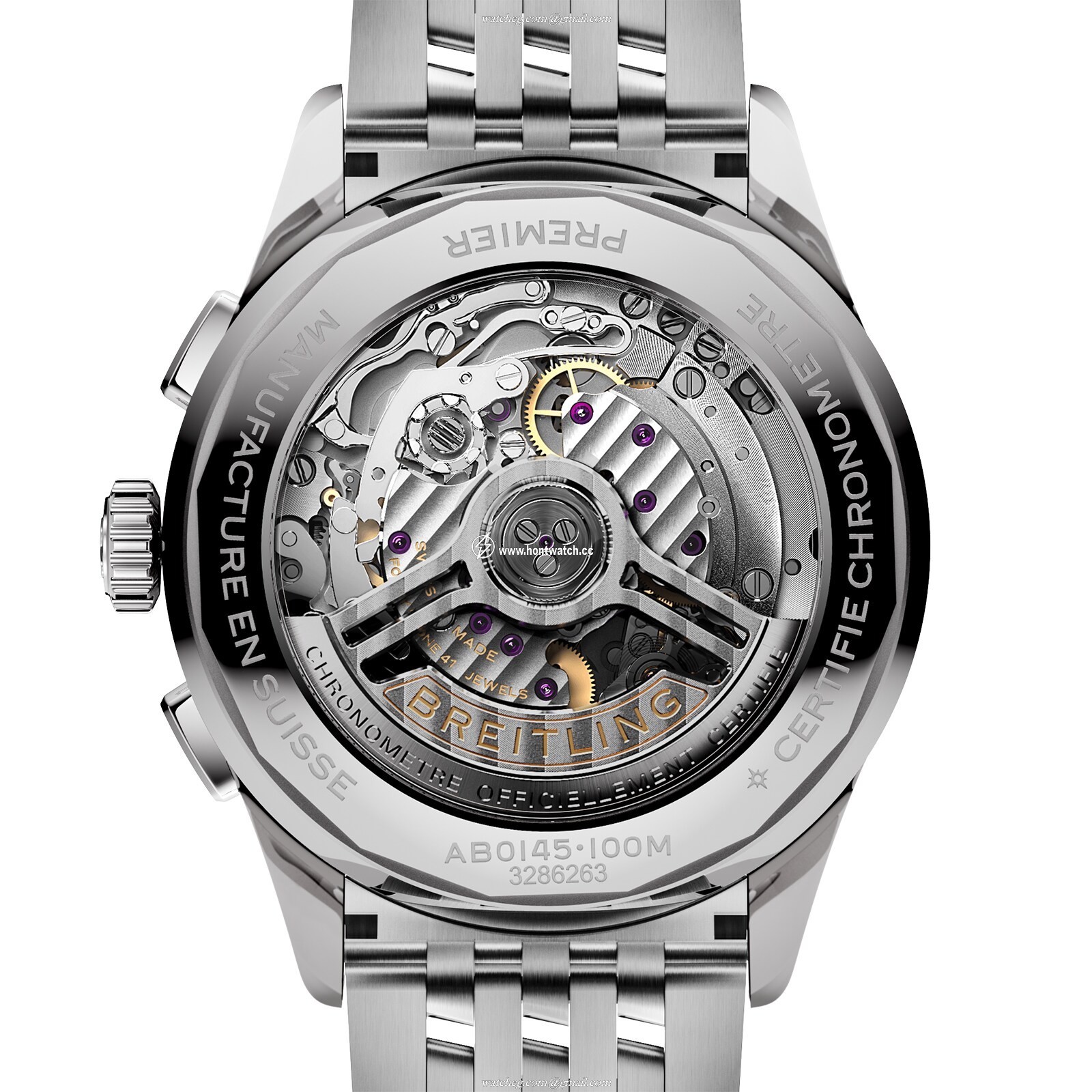 Breitling Premier Automatic Blue Dial 42mm Stainless Steel Watch | Replica - Image 2