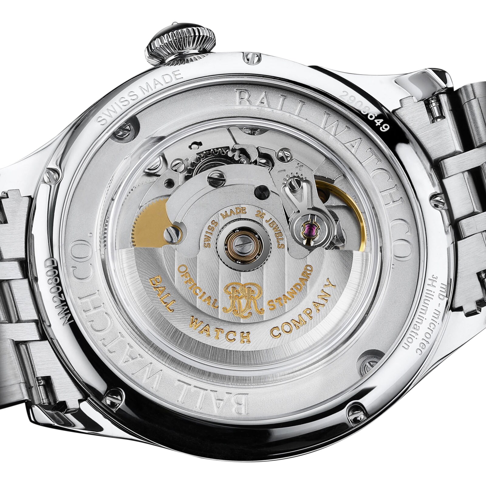BALL Trainmaster NM2080D-S1J-BE | Automatic Blue Dial | Stainless Steel - Image 3