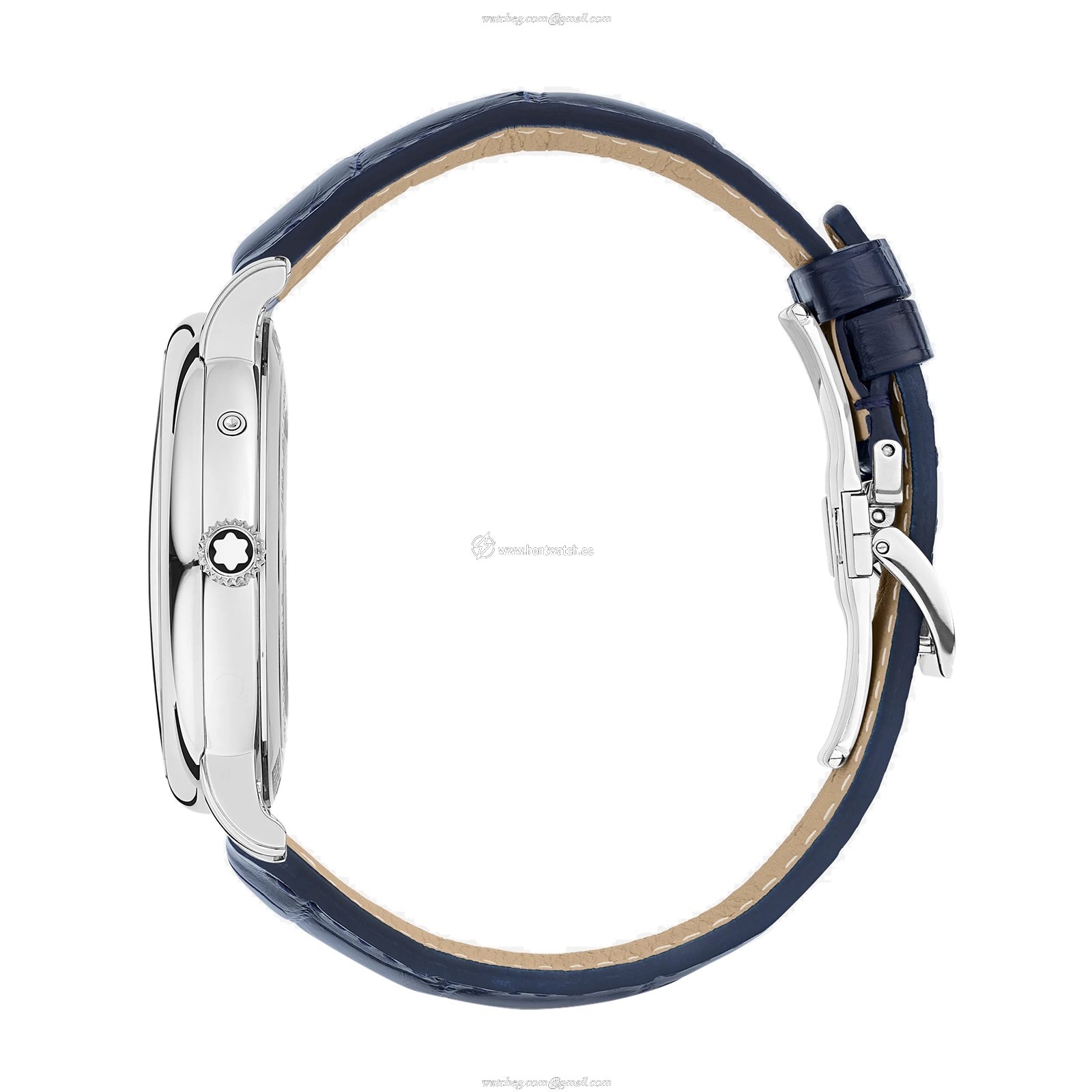 Montblanc Star Legacy 128676 - 42mm Automatic Watch - Stainless Steel & White Dial - Image 2
