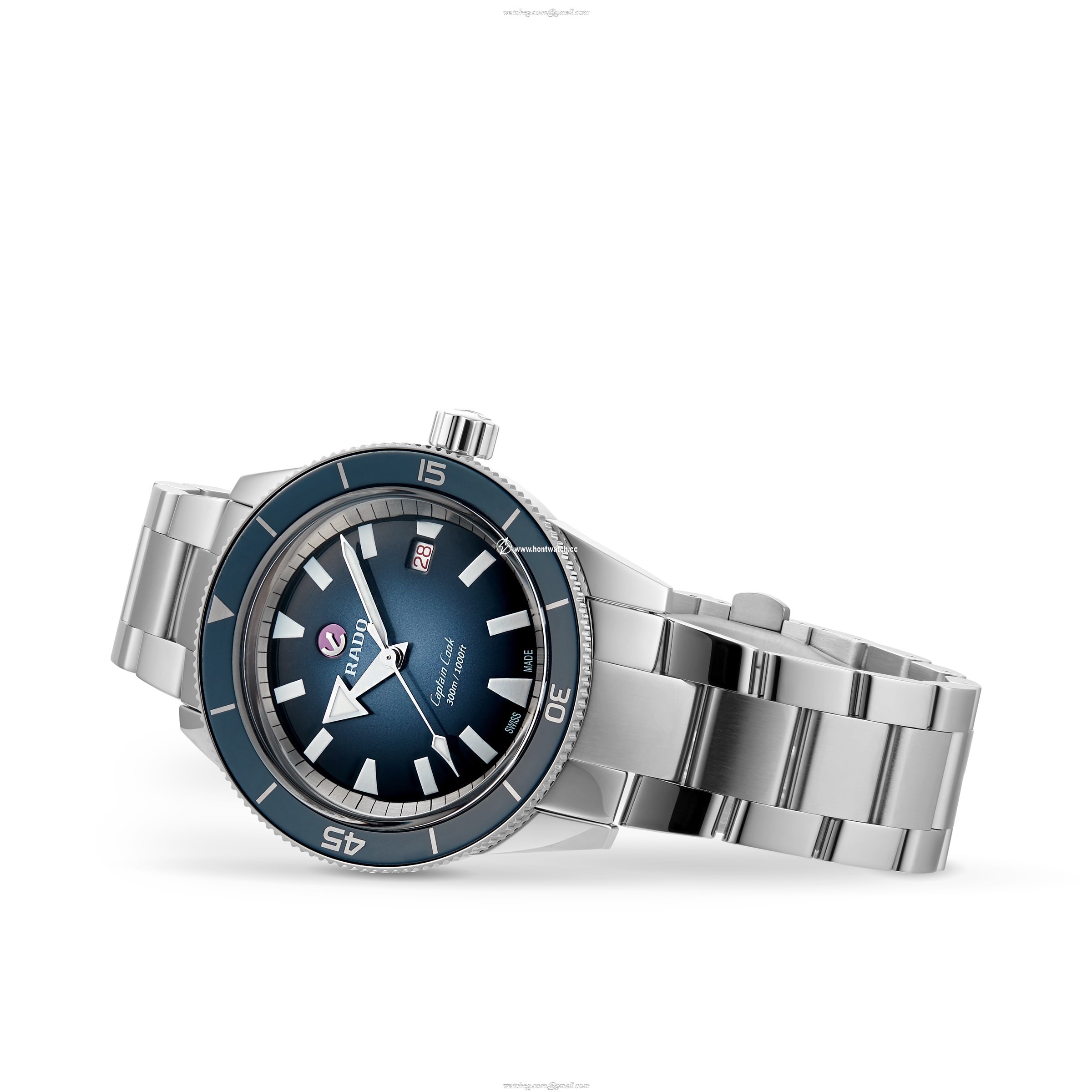 Rado Captain Cook R32105203 Automatic Blue Watch - 42mm Stainless Steel - Image 2