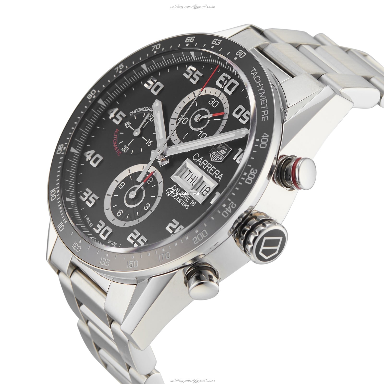 TAG Heuer Carrera CV2A1R.BA0799 | 43mm Automatic Black Dial | Stainless Steel - Image 2