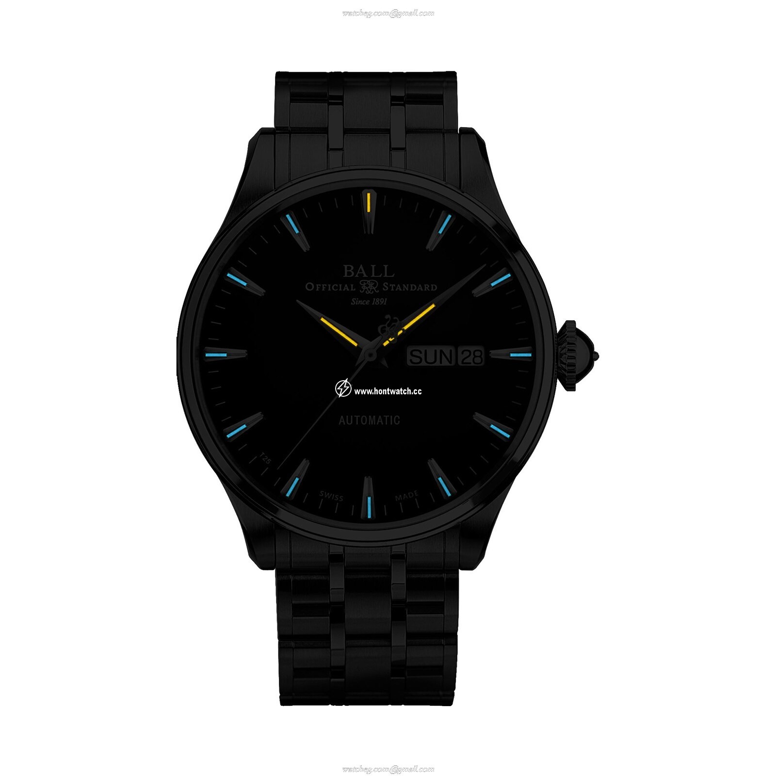 BALL Trainmaster NM2080D-S1J-BK Automatic Watch - 39.5mm Stainless Steel - Image 2