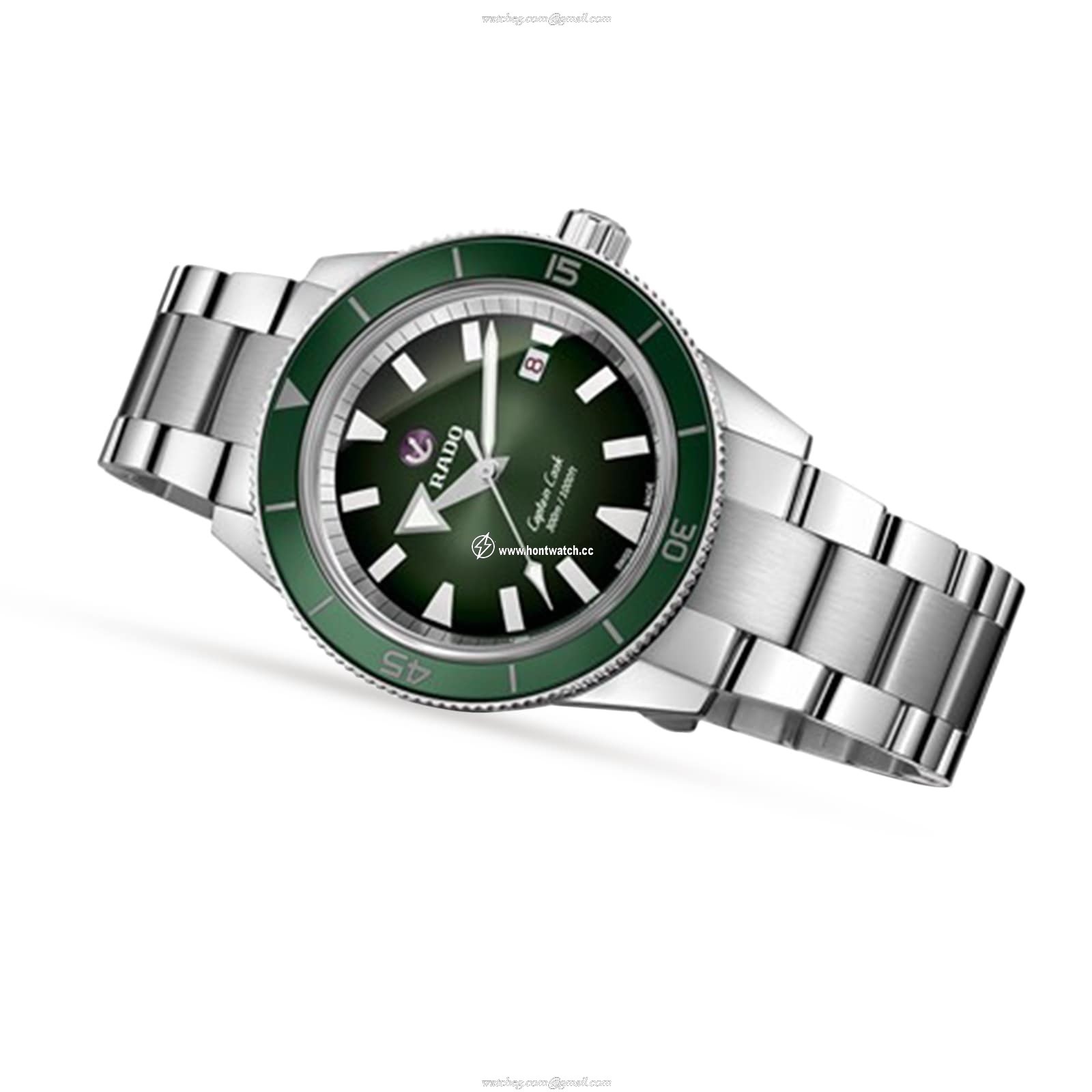 Rado Captain Cook R32105313 Automatic Green Dial - 42mm Stainless Steel - Image 2