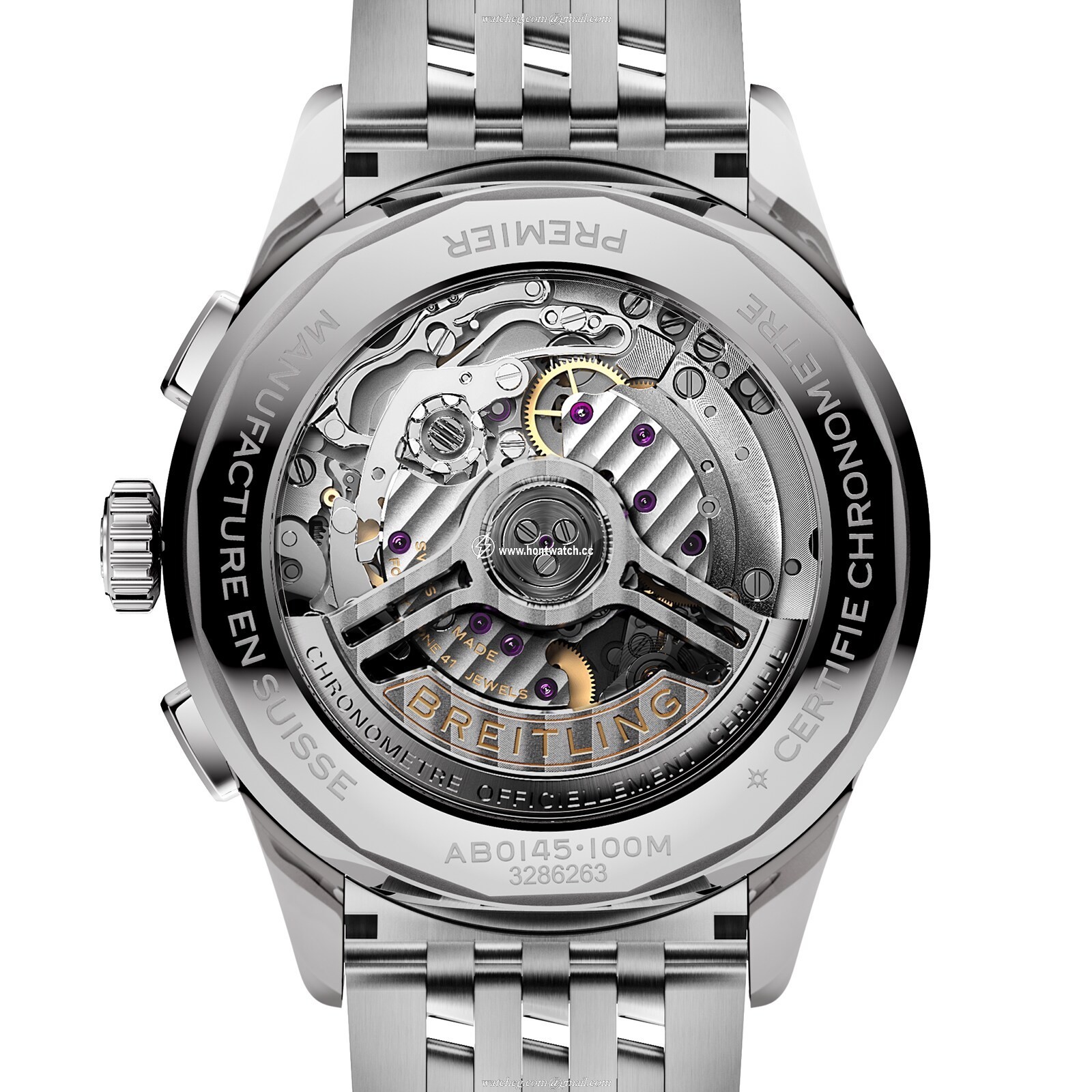 Breitling Premier AB0145221B1A1 | 42mm Automatic Black Dial | Stainless Steel - Image 2