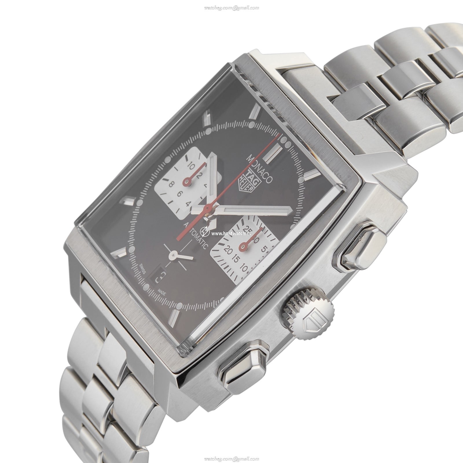 TAG Heuer Monaco CBL2113.BA0644 | 39mm Automatic Black Dial | Stainless Steel - Image 2