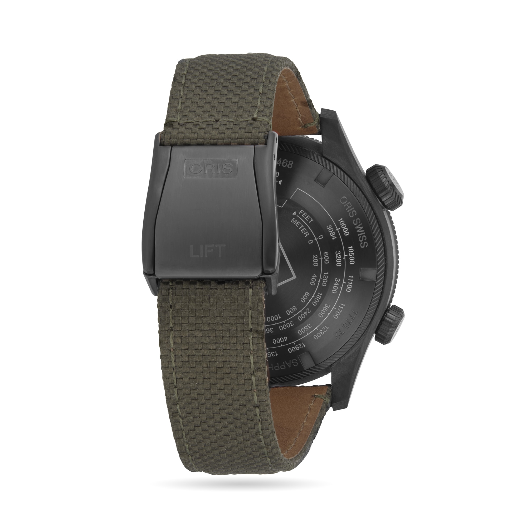 Oris Pro Pilot Altimeter 47mm Automatic Black Dial Stainless Steel Watch - Image 4