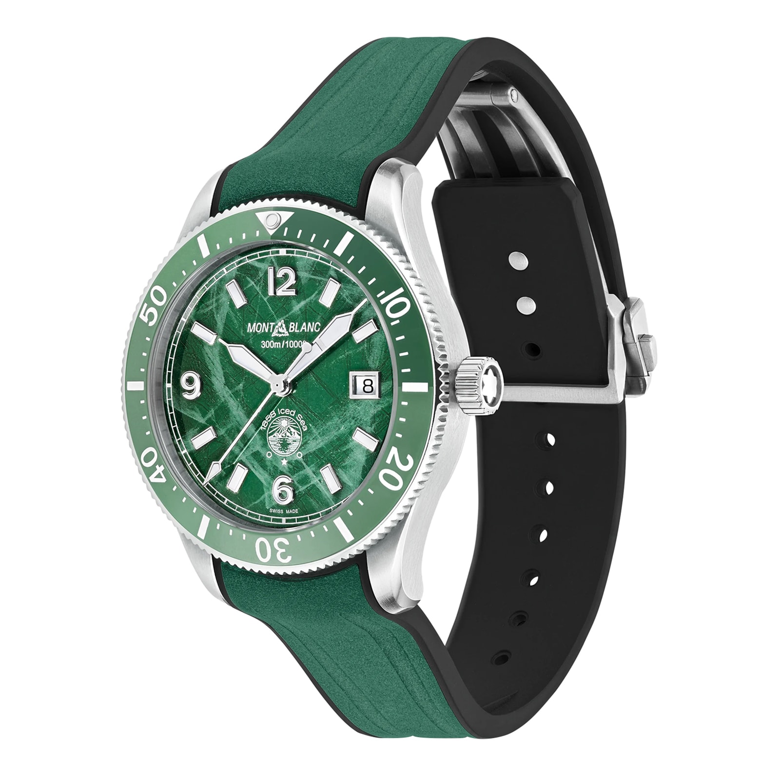 Montblanc 1858 Iced Sea Automatic Green Dial 41mm Stainless Steel Watch - Image 3
