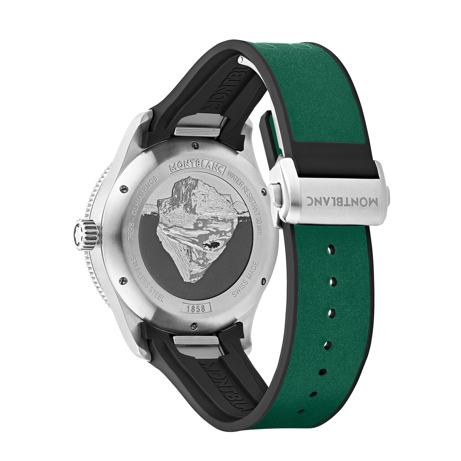Montblanc 1858 Iced Sea Automatic Green Dial 41mm Stainless Steel Watch - Image 4