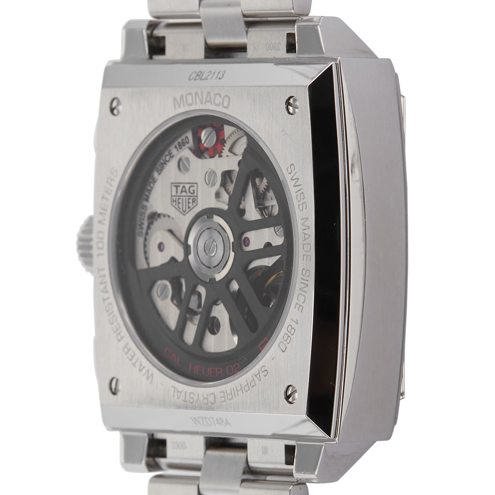 TAG Heuer Monaco CBL2113.BA0644 | 39mm Automatic Black Dial | Stainless Steel - Image 4