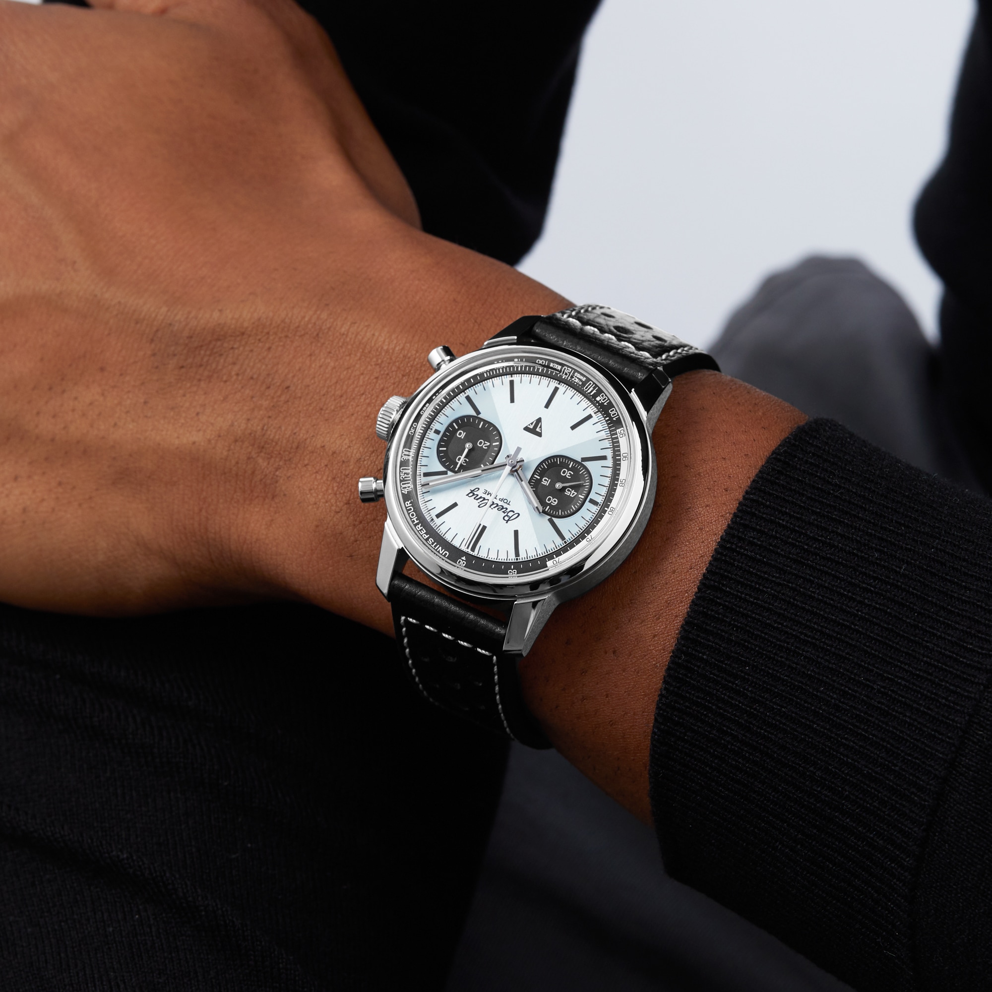 Breitling Top Time Automatic Black Dial - 41mm Stainless Steel Watch - Image 3