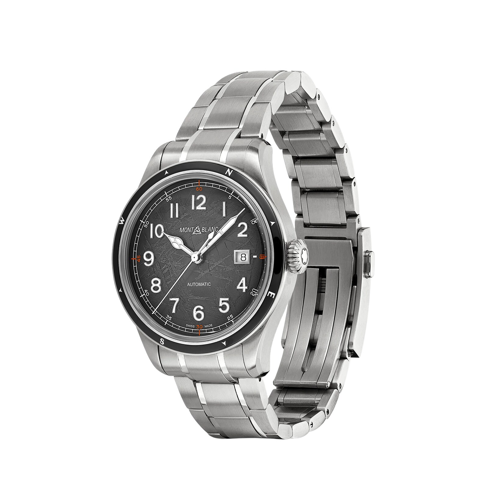 Montblanc 1858 Automatic Grey Dial 41mm Stainless Steel Watch - Image 3