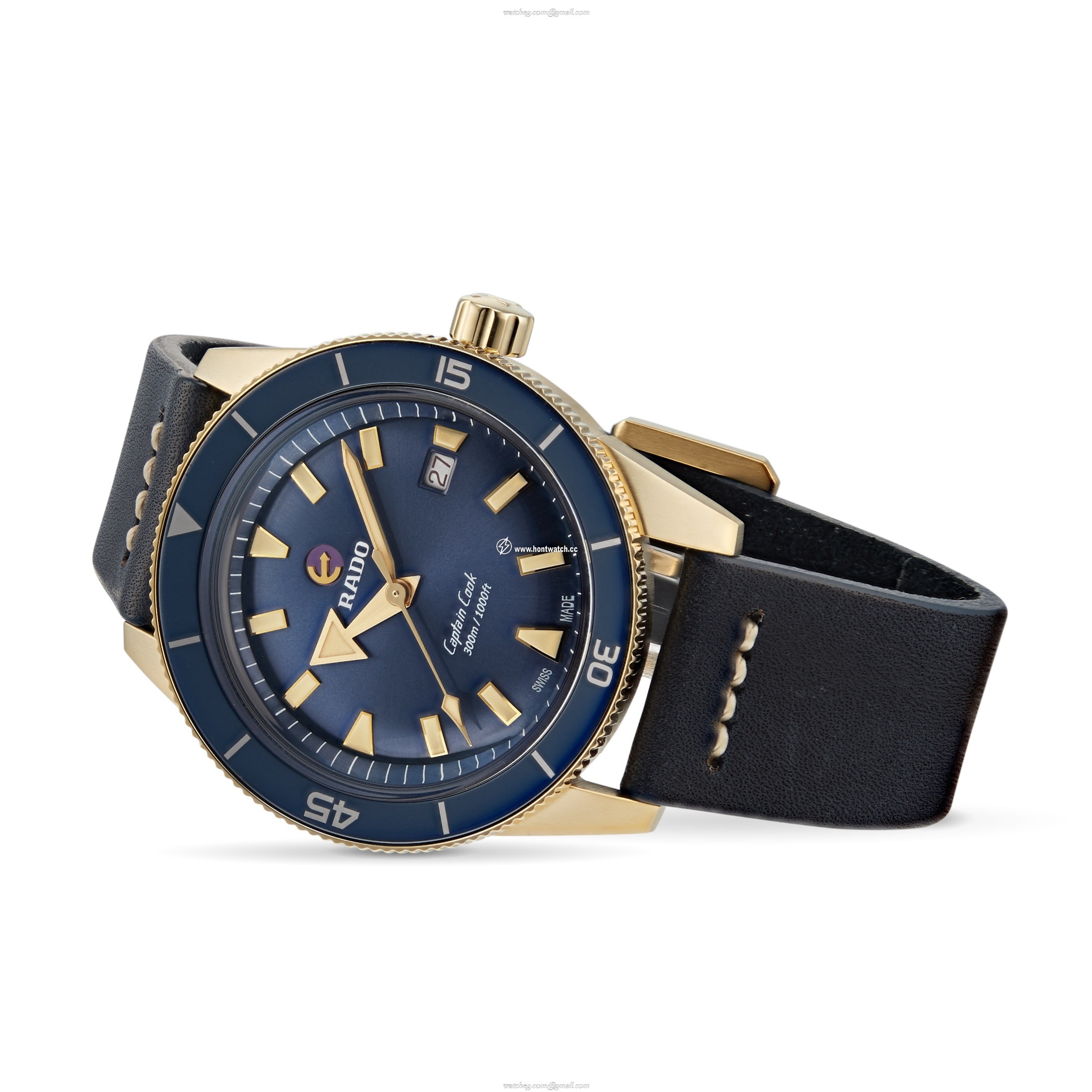 Rado Captain Cook Bronze Automatic Blue Watch - 42mm | R32504205 - Image 2