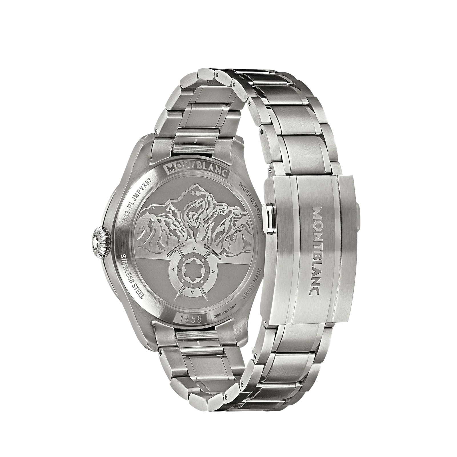 Montblanc 1858 Automatic Grey Dial 41mm Stainless Steel Watch - Image 4
