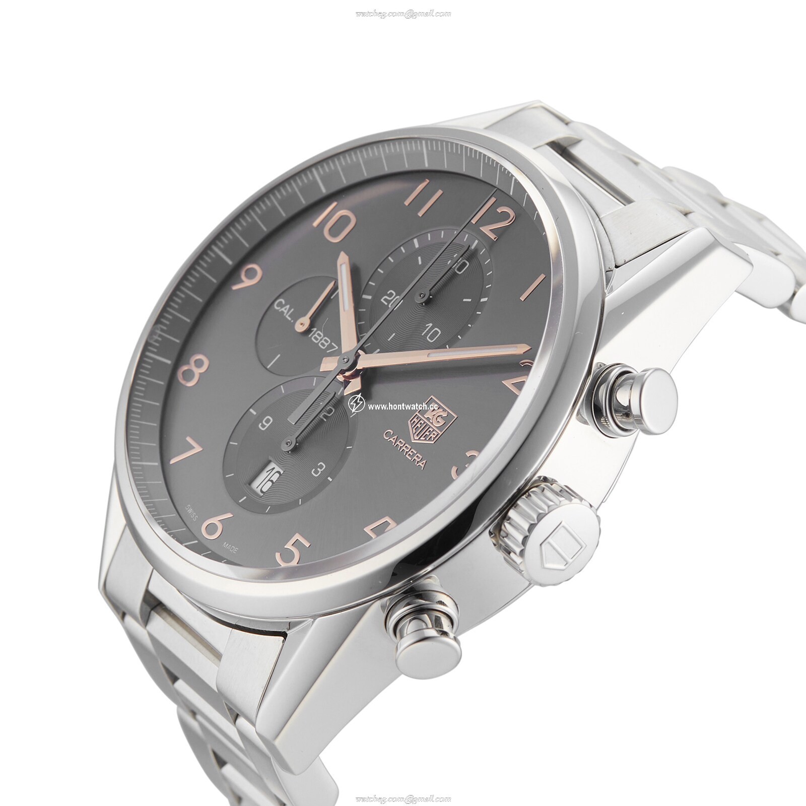 TAG Heuer Carrera CAR2013.BA0799 Automatic Grey Dial - 43mm Stainless Steel - Image 2