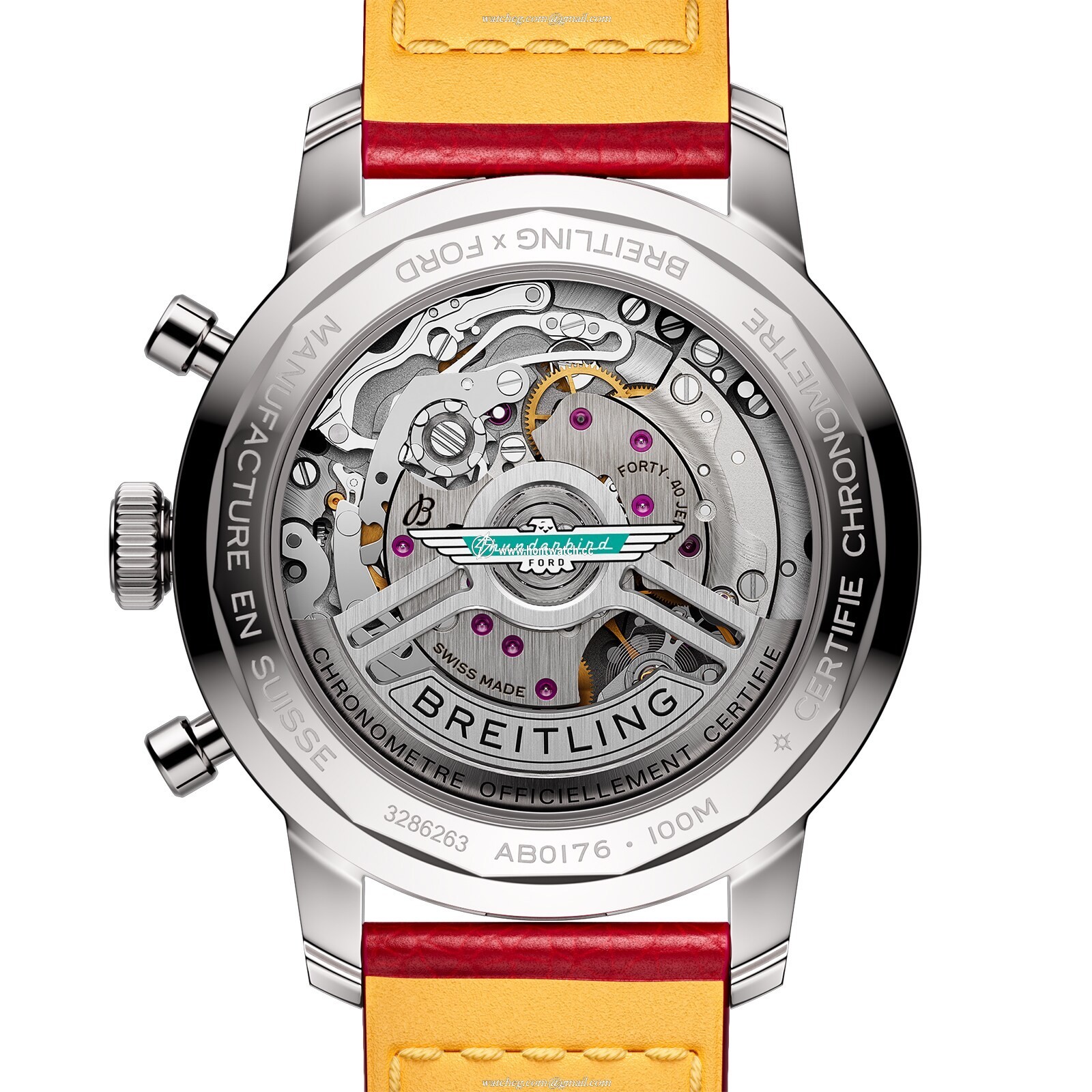 Breitling Top Time Ford Thunderbird - 41mm Stainless Steel Automatic Watch - Image 2