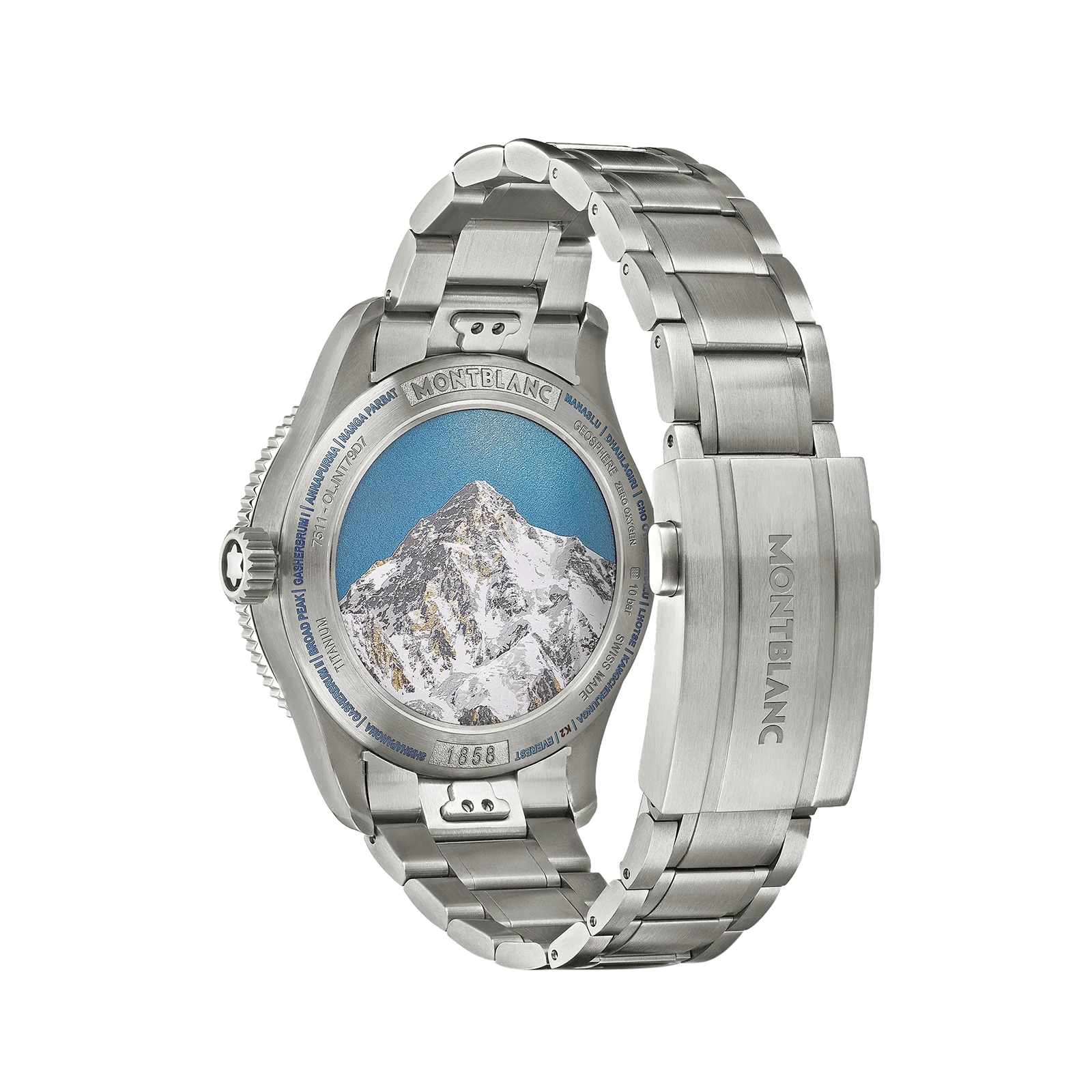 Montblanc 1858 Geosphere Titanium Automatic Grey Watch - 42mm - Image 4