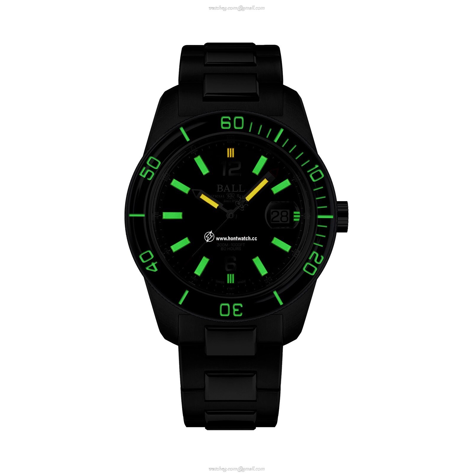BALL Engineer M DD3100A-S1C-BK Automatic Watch - Black Dial | 41.5mm Stainless Steel - Image 2