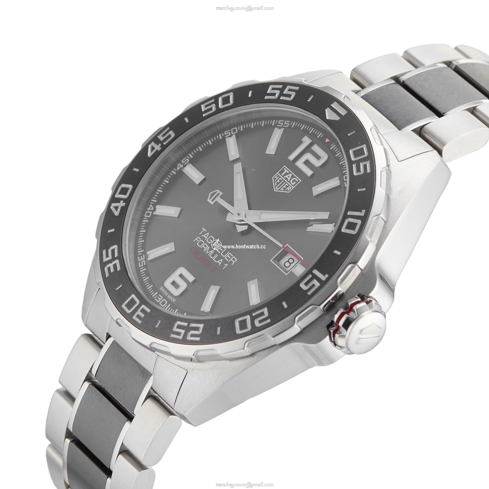 TAG Heuer Formula 1 WAZ2011.BA0843 | 43mm Automatic Silver Dial | 200M Water Resistant - Image 2