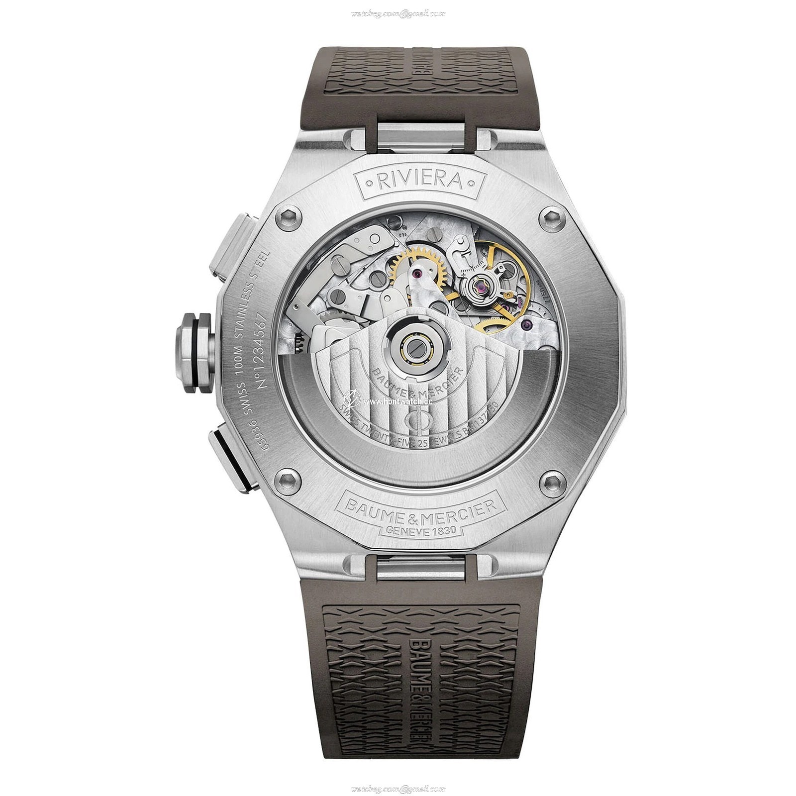 Baume & Mercier Riviera BMOA10722 - 43mm Grey Automatic Watch - Image 2