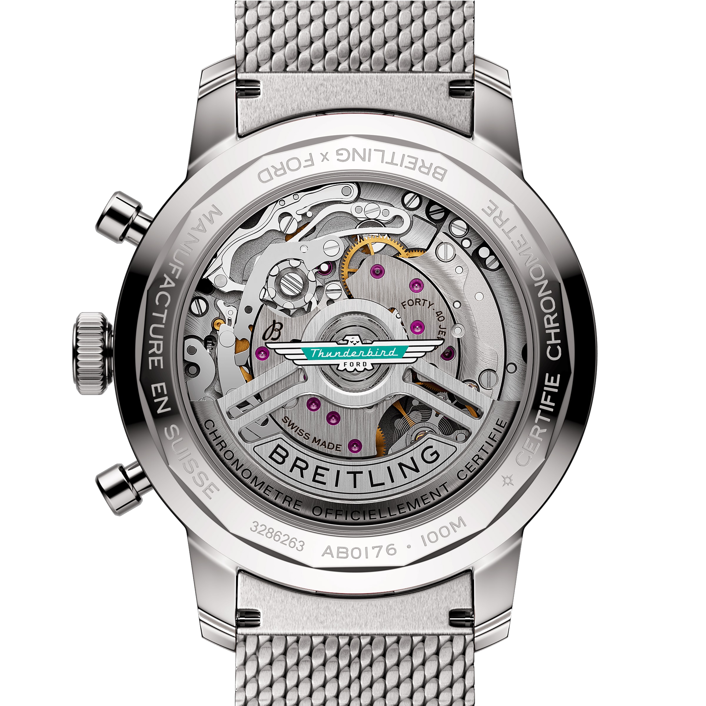 Breitling Top Time AB01766A1A1A1 | 41mm Stainless Steel Automatic White Dial - Image 4