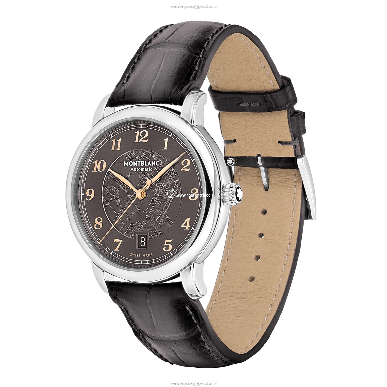 Montblanc Star 130958 Automatic Grey Watch - 39mm Stainless Steel - Image 2