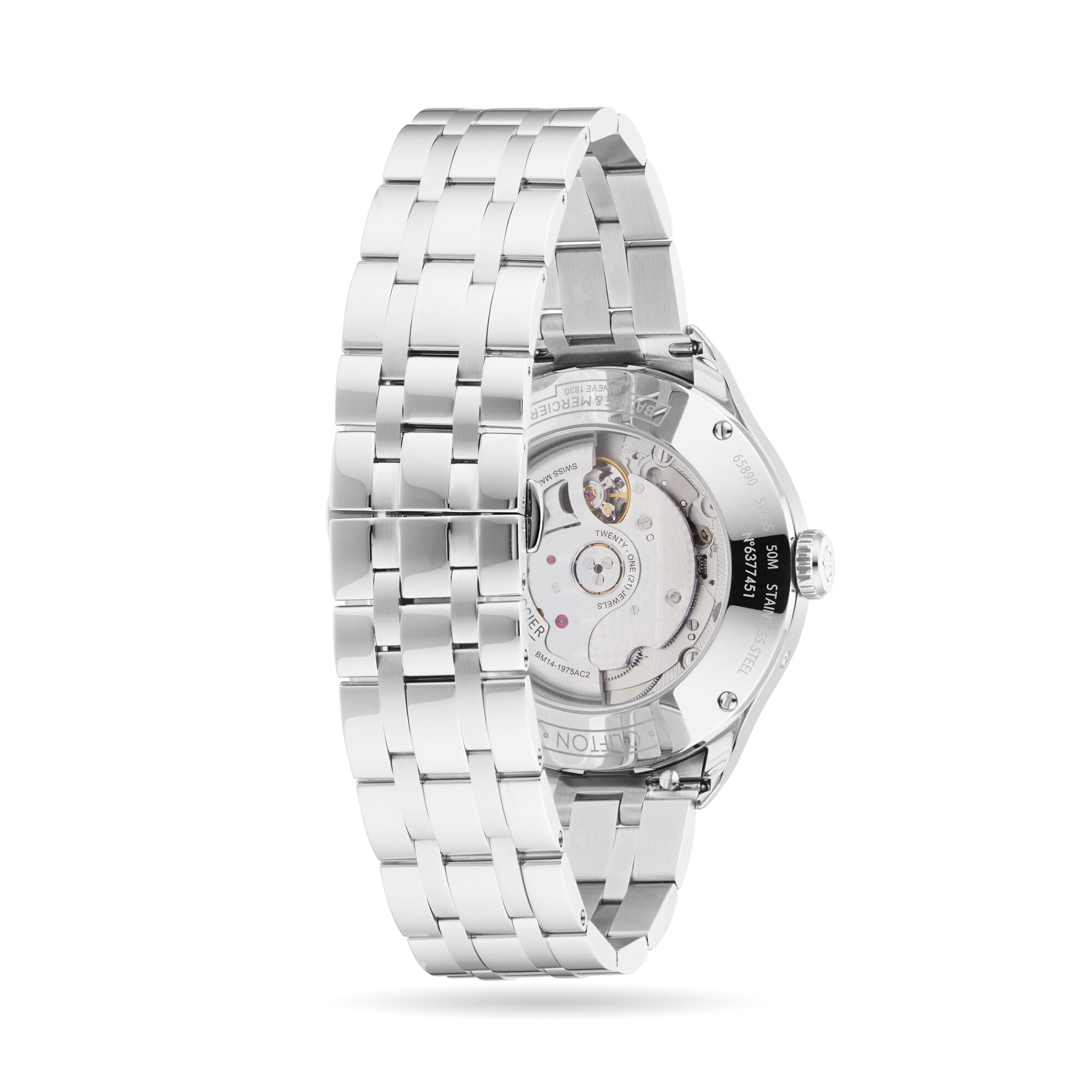 Baume & Mercier Clifton Automatic Blue Dial Watch - 42mm Stainless Steel - Image 3