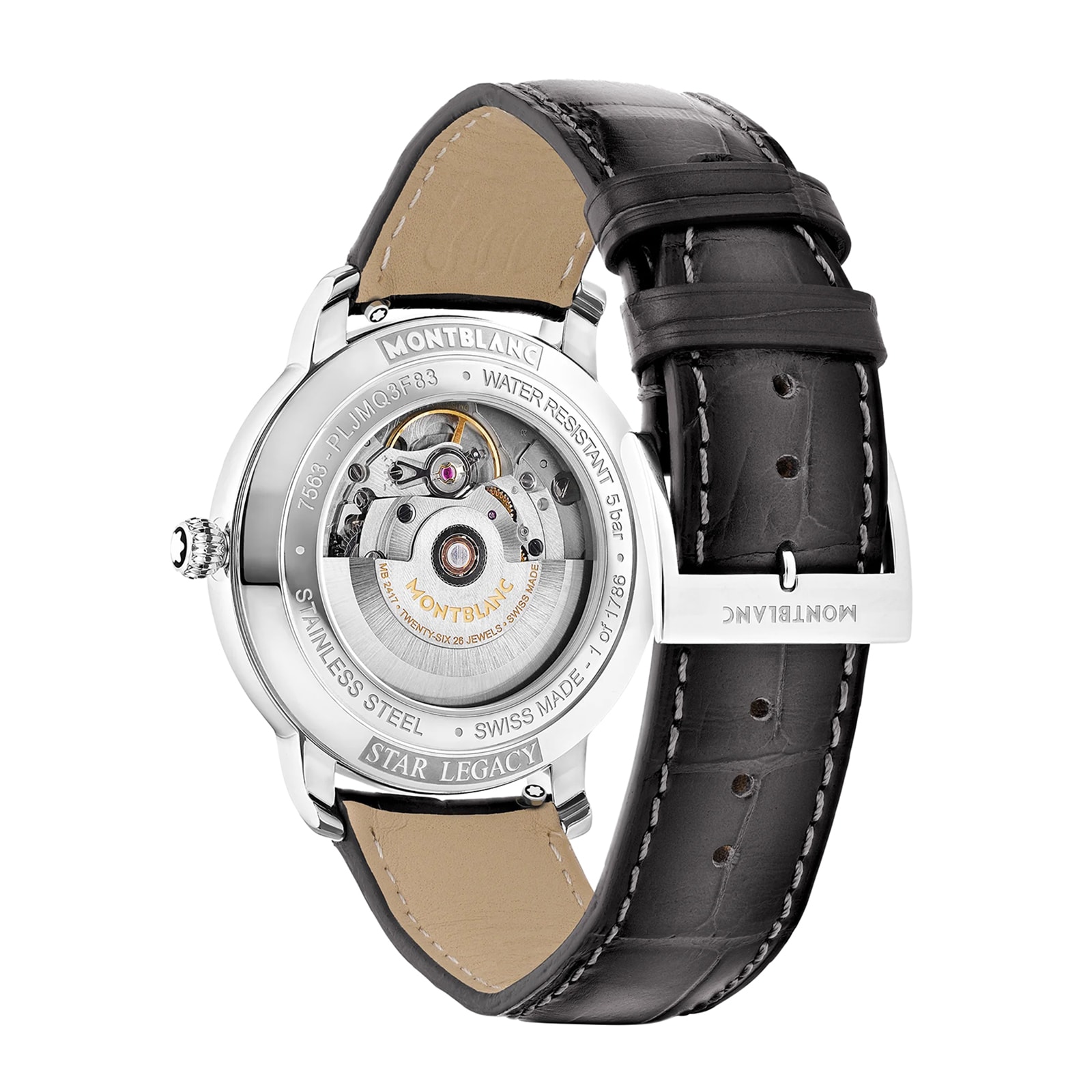 Montblanc Star 130958 Automatic Grey Watch - 39mm Stainless Steel - Image 3