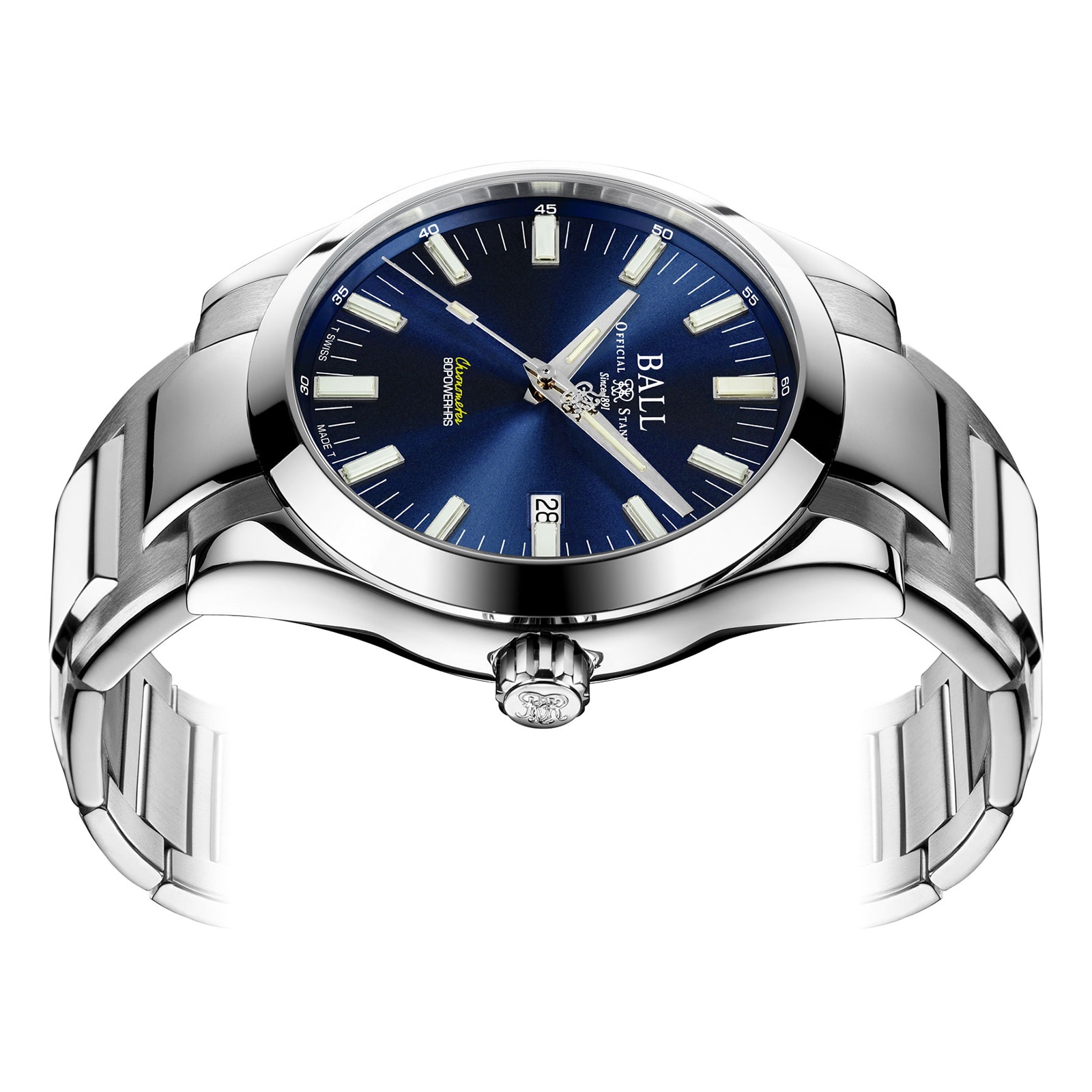 BALL Engineer M NM2128C-S1C-BE Automatic Blue Dial Watch | 43mm Stainless Steel - Image 4