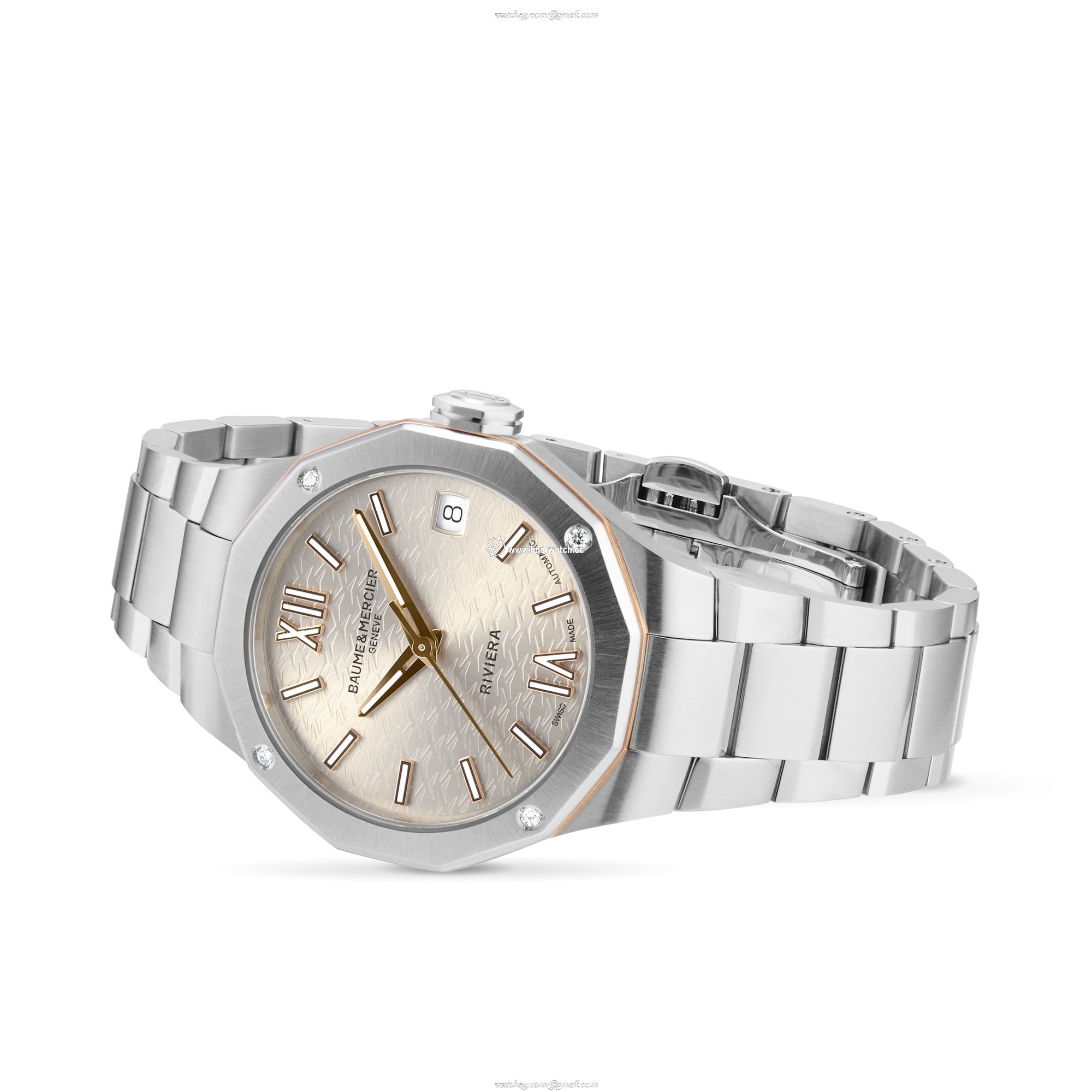 Baume & Mercier Riviera BM0A10730 | 33mm Champagne Dial | Automatic Watch - Image 2