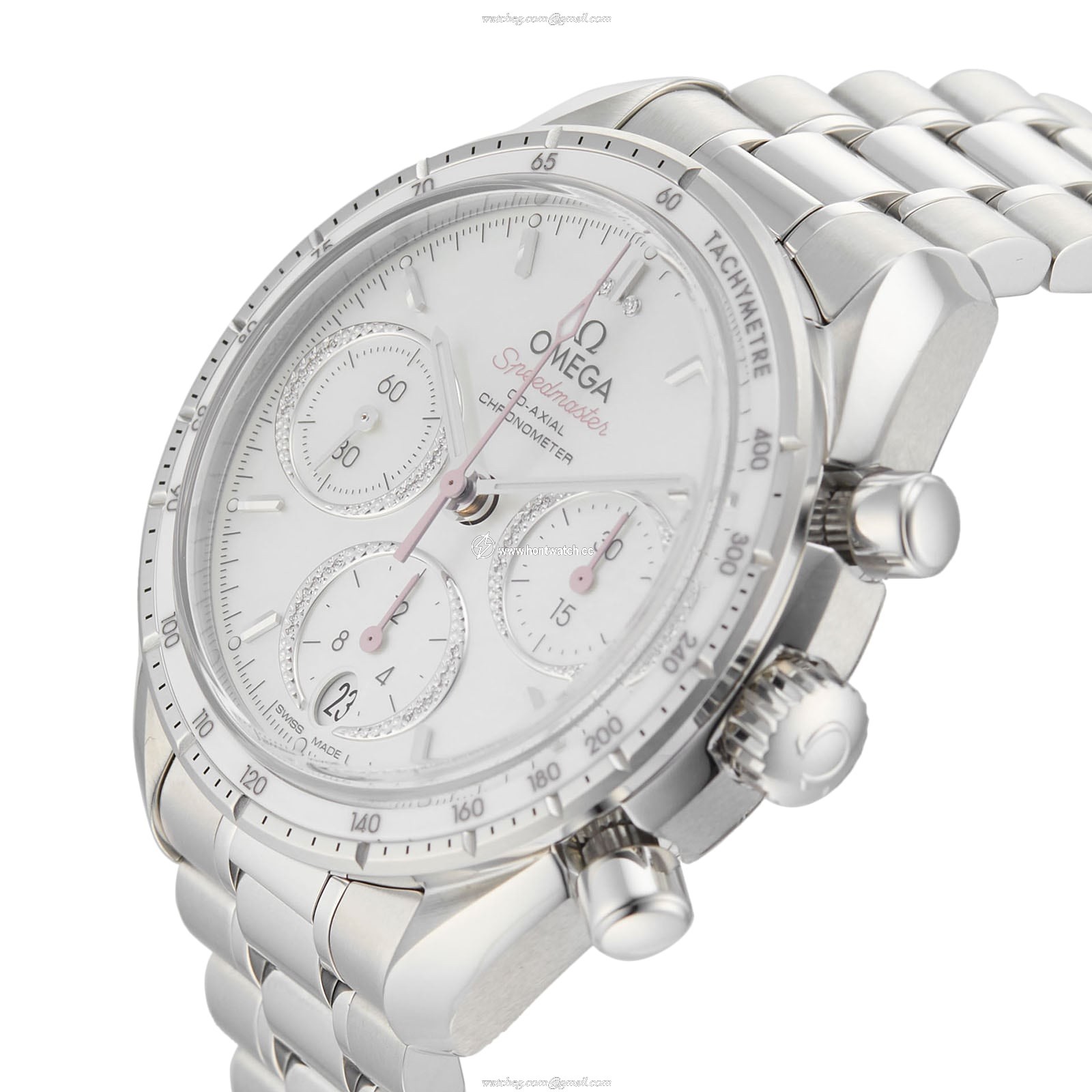 Omega Speedmaster 38mm Automatic - Mother of Pearl Dial | Stainless Steel - Image 2
