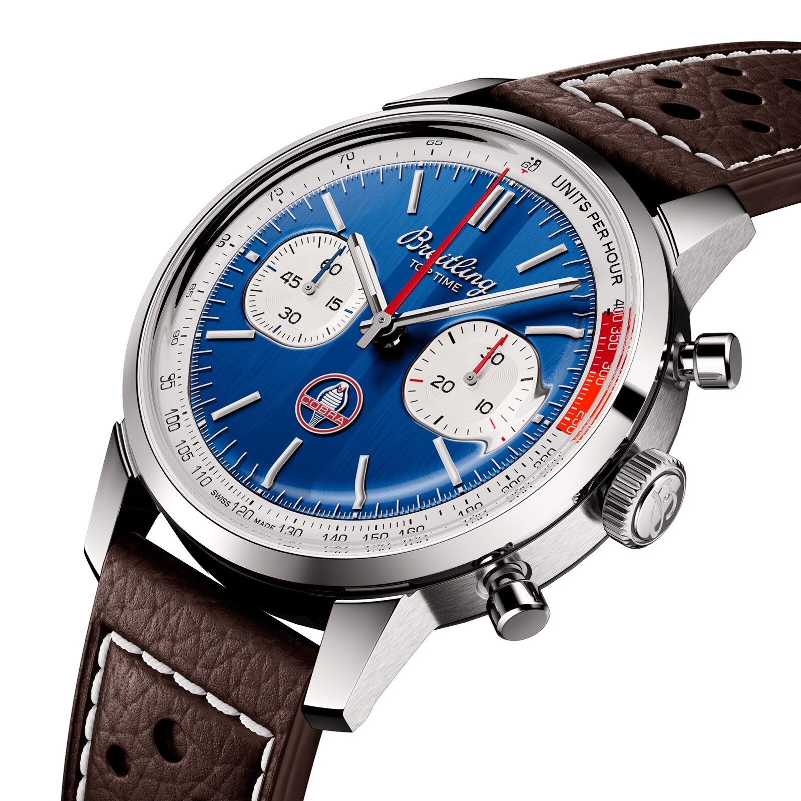 Breitling Top Time Automatic Blue Dial 41mm Stainless Steel Watch - Image 3