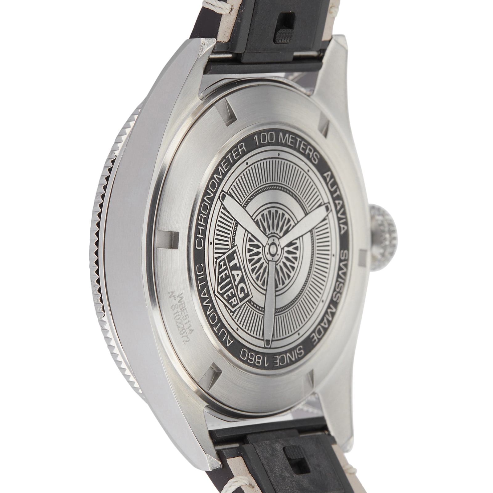TAG Heuer Autavia WBE5114.FC8266 | 42mm Automatic Black Dial | Stainless Steel - Image 4