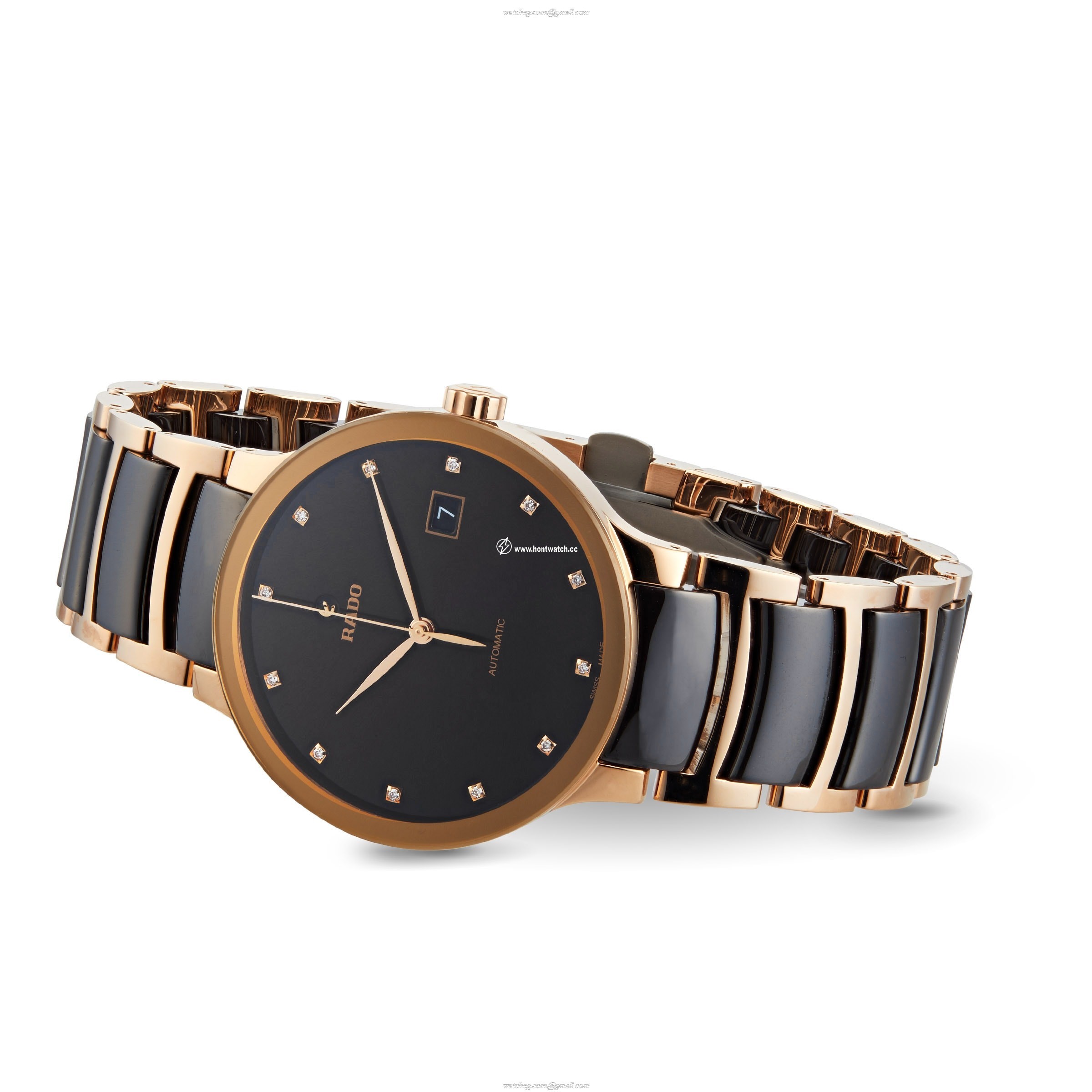 Rado Centrix R30036752 Automatic Brown Watch - PVD Plating & Diamonds - Image 2