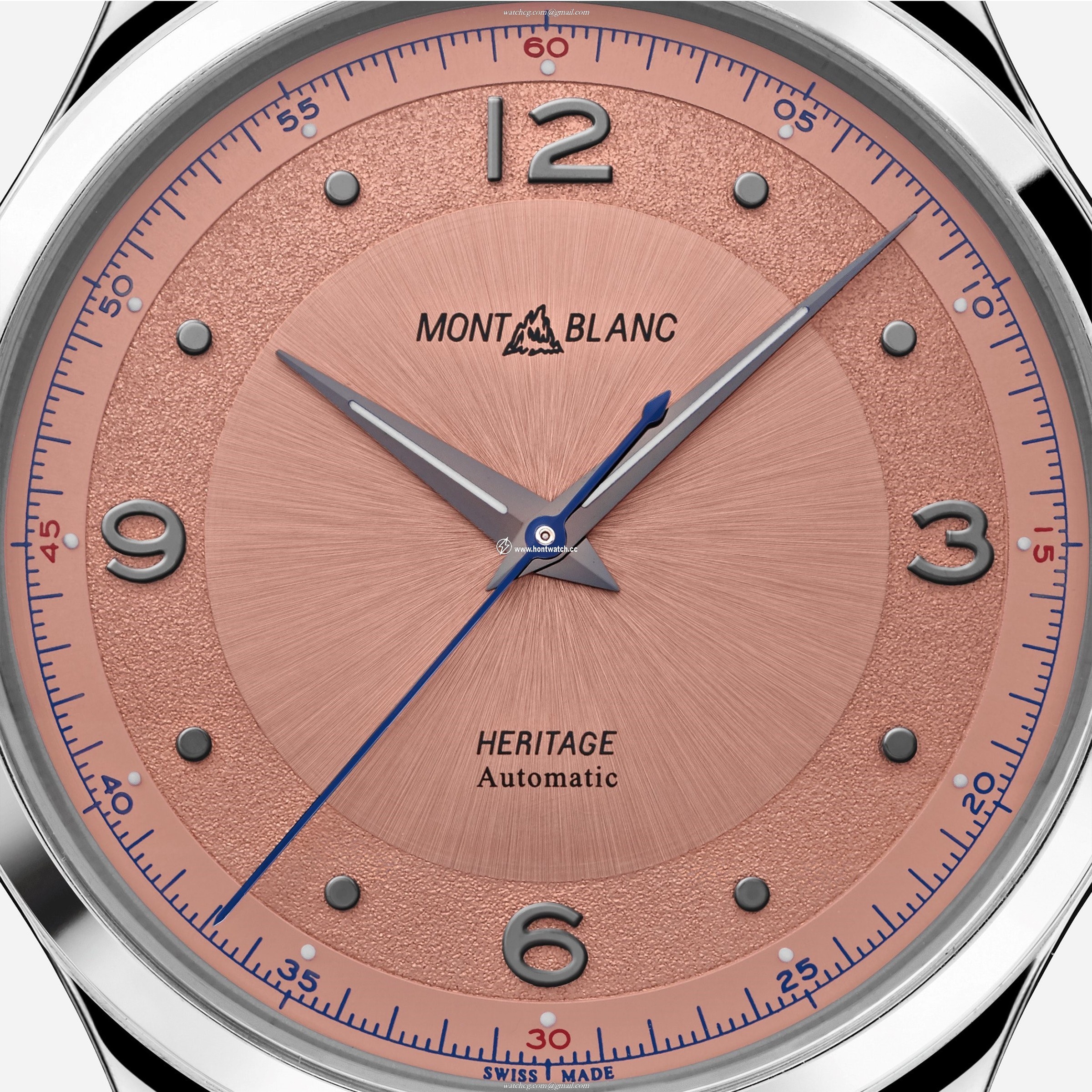 Montblanc 119944 Automatic Watch - 40mm Stainless Steel & Rose Dial - Image 2