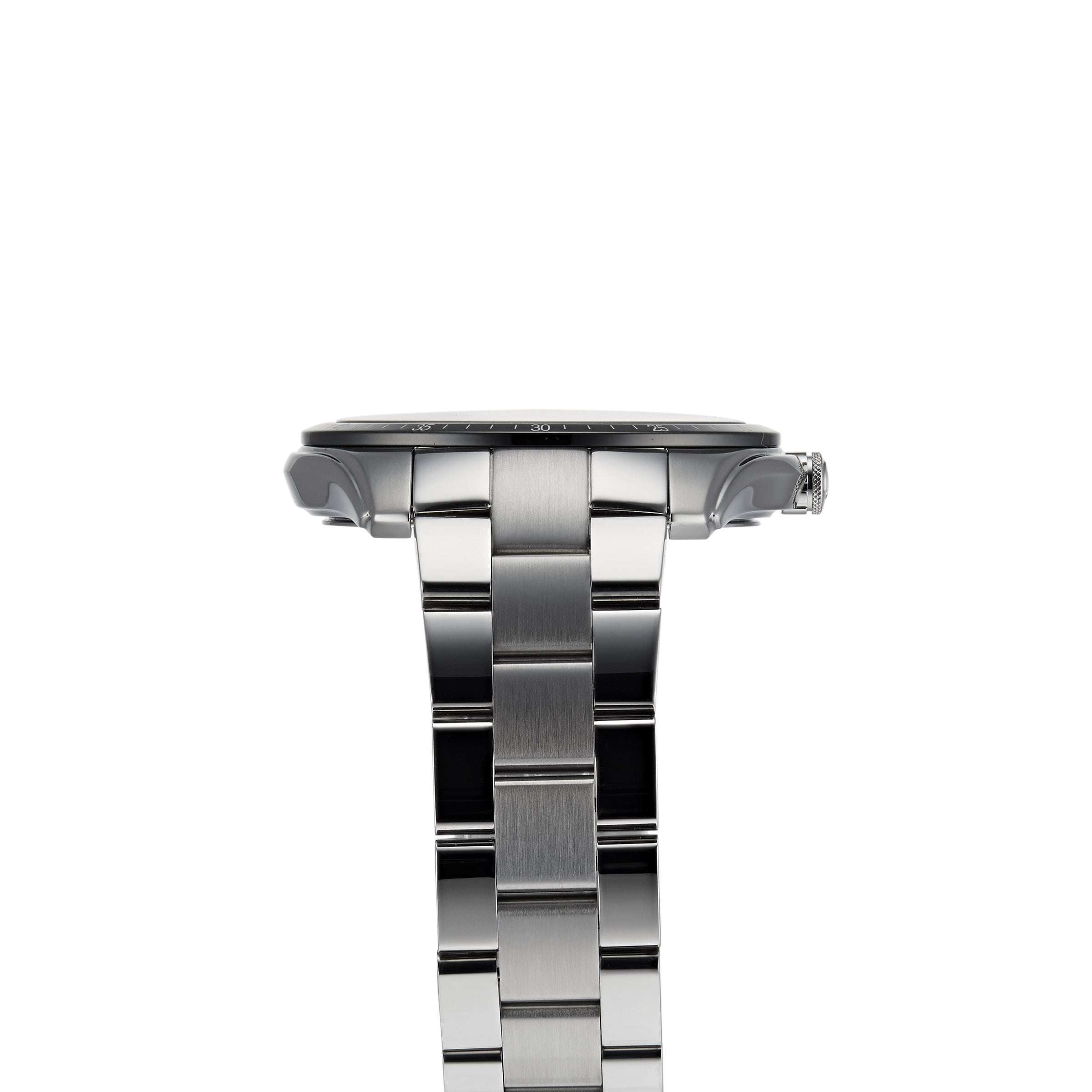 Rado HyperChrome Black Dial Quartz Watch - 45mm Stainless Steel - Image 4