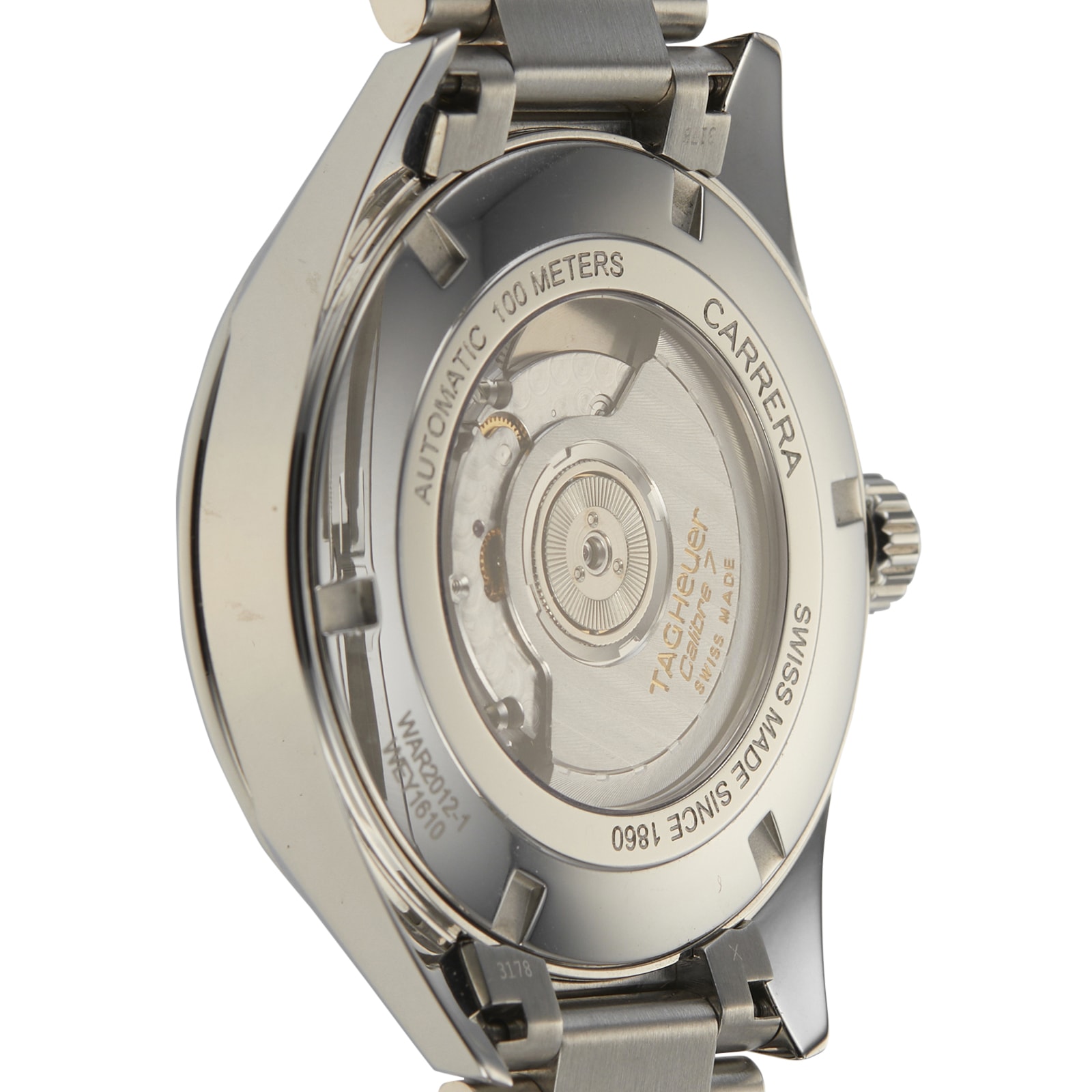 TAG Heuer Carrera Automatic Grey Dial 41mm Stainless Steel Watch - Image 4