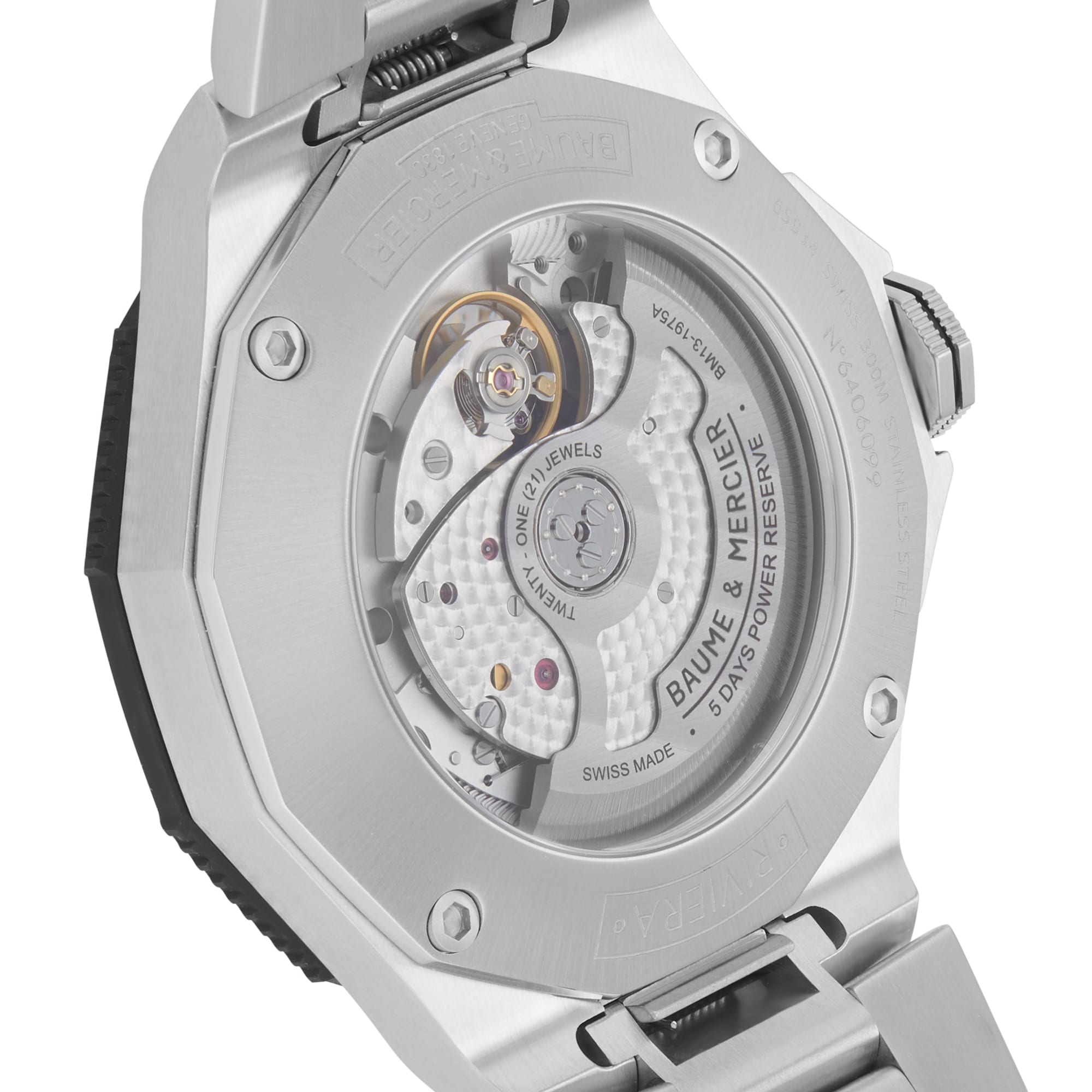 Baume & Mercier Riviera BM0A10717 | 42mm Automatic Grey Dial | Stainless Steel - Image 4