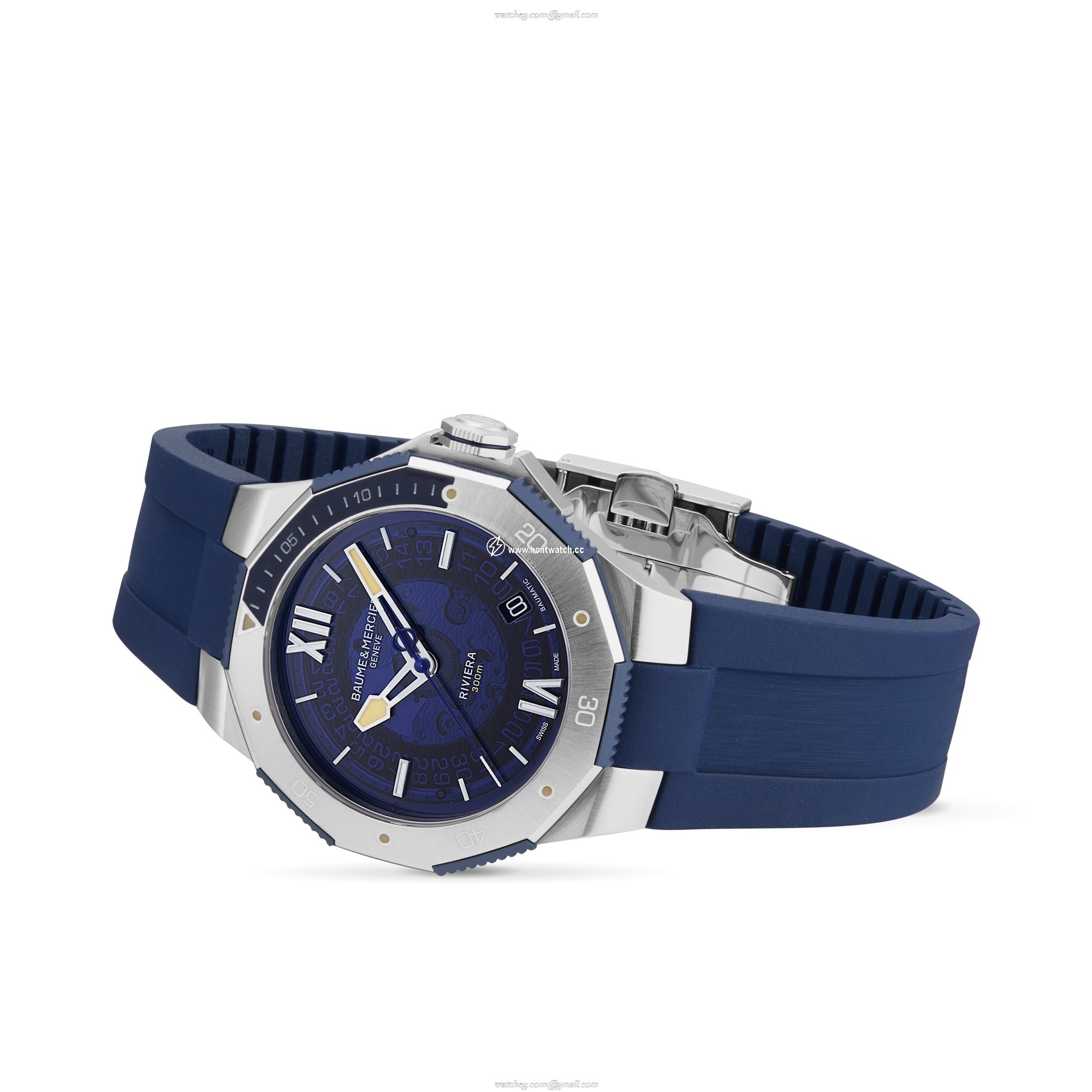 Baume & Mercier Riviera BMOA10716 Automatic Blue Dial - 42mm Stainless Steel - Image 2