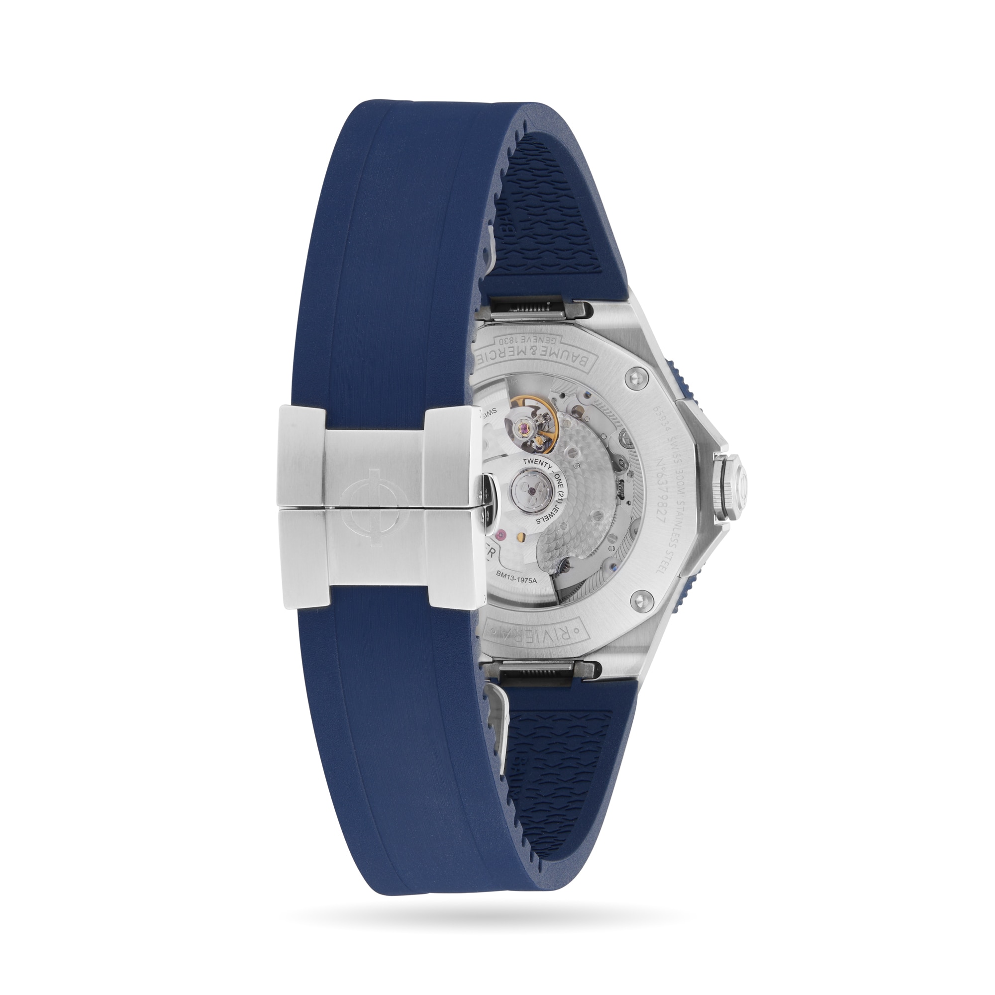 Baume & Mercier Riviera BMOA10716 Automatic Blue Dial - 42mm Stainless Steel - Image 3