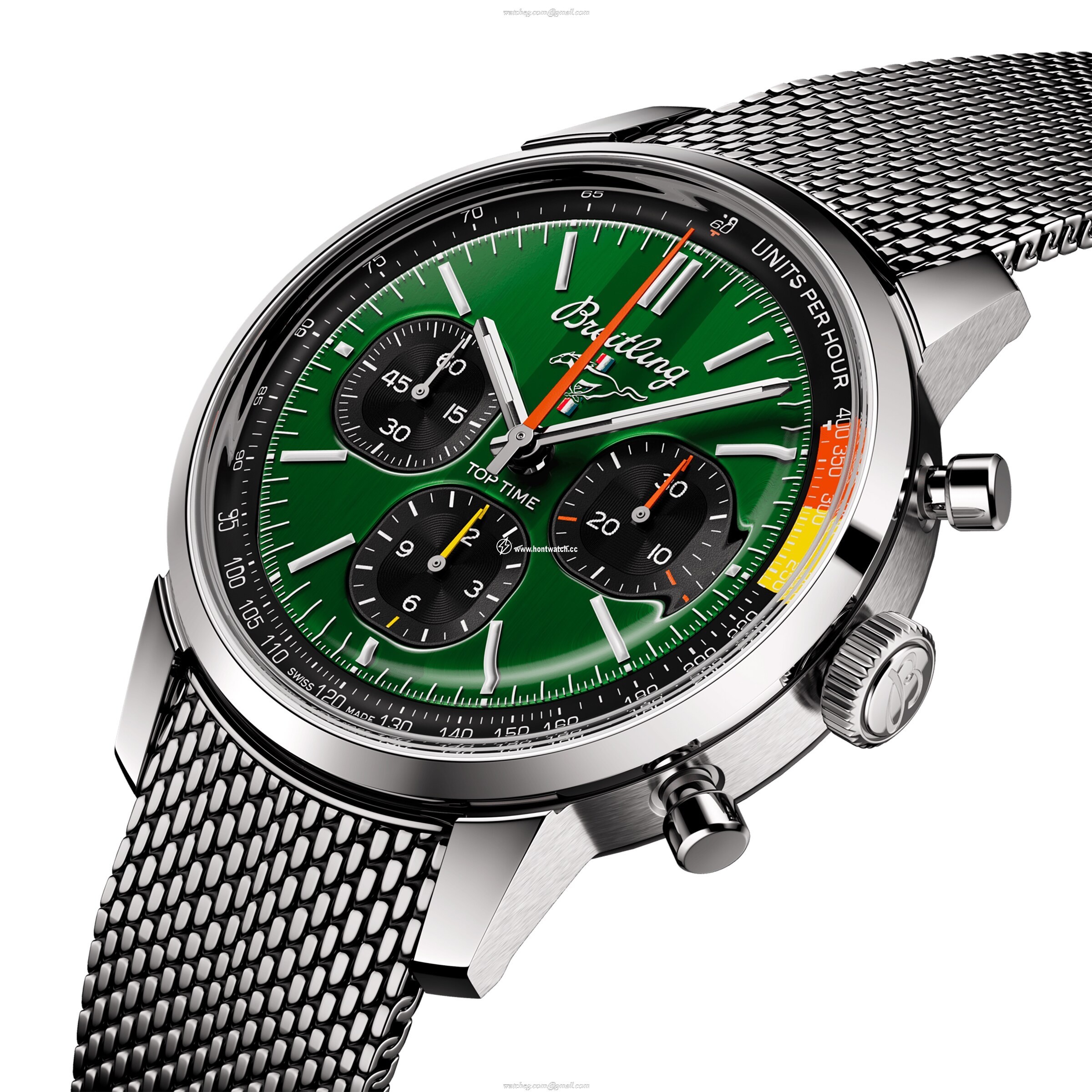 Breitling Top Time AB01762A1L1A1 | 41mm Green Automatic Watch - Image 2