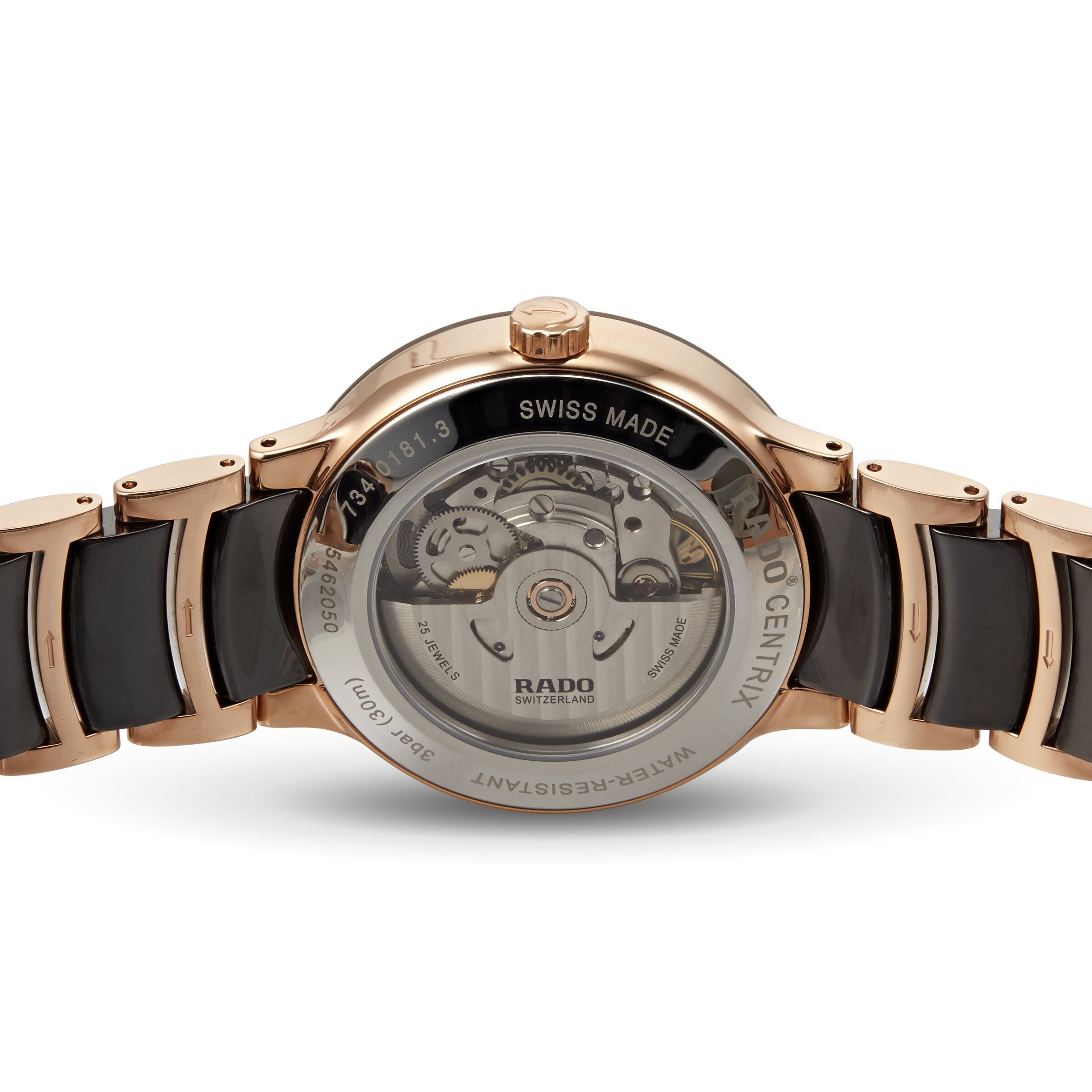 Rado Centrix R30181312 Automatic Watch - Brown Dial - 38mm Stainless Steel - Image 4