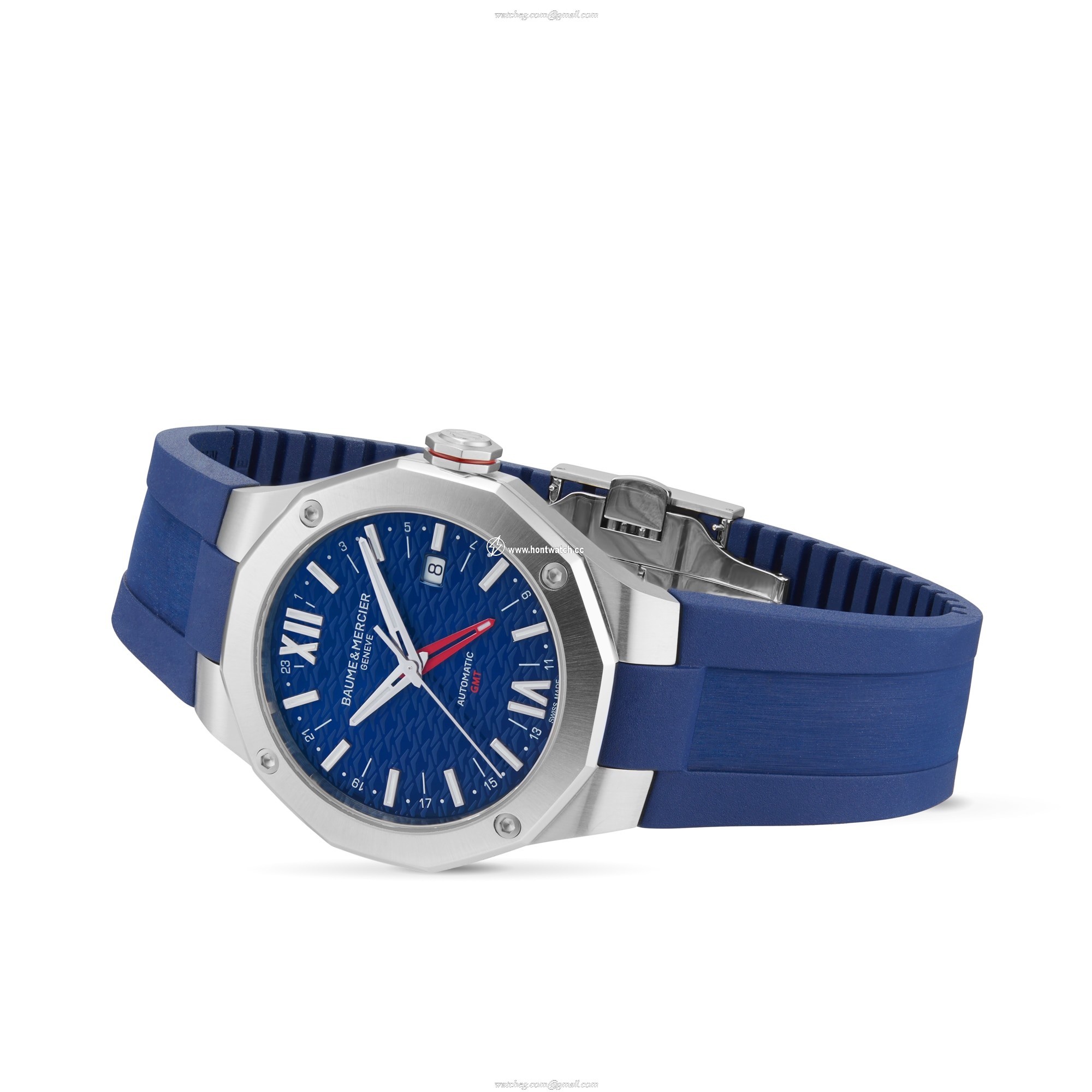 Baume & Mercier Riviera BM0A10659 - 42mm Automatic Blue Dial Watch - Image 2