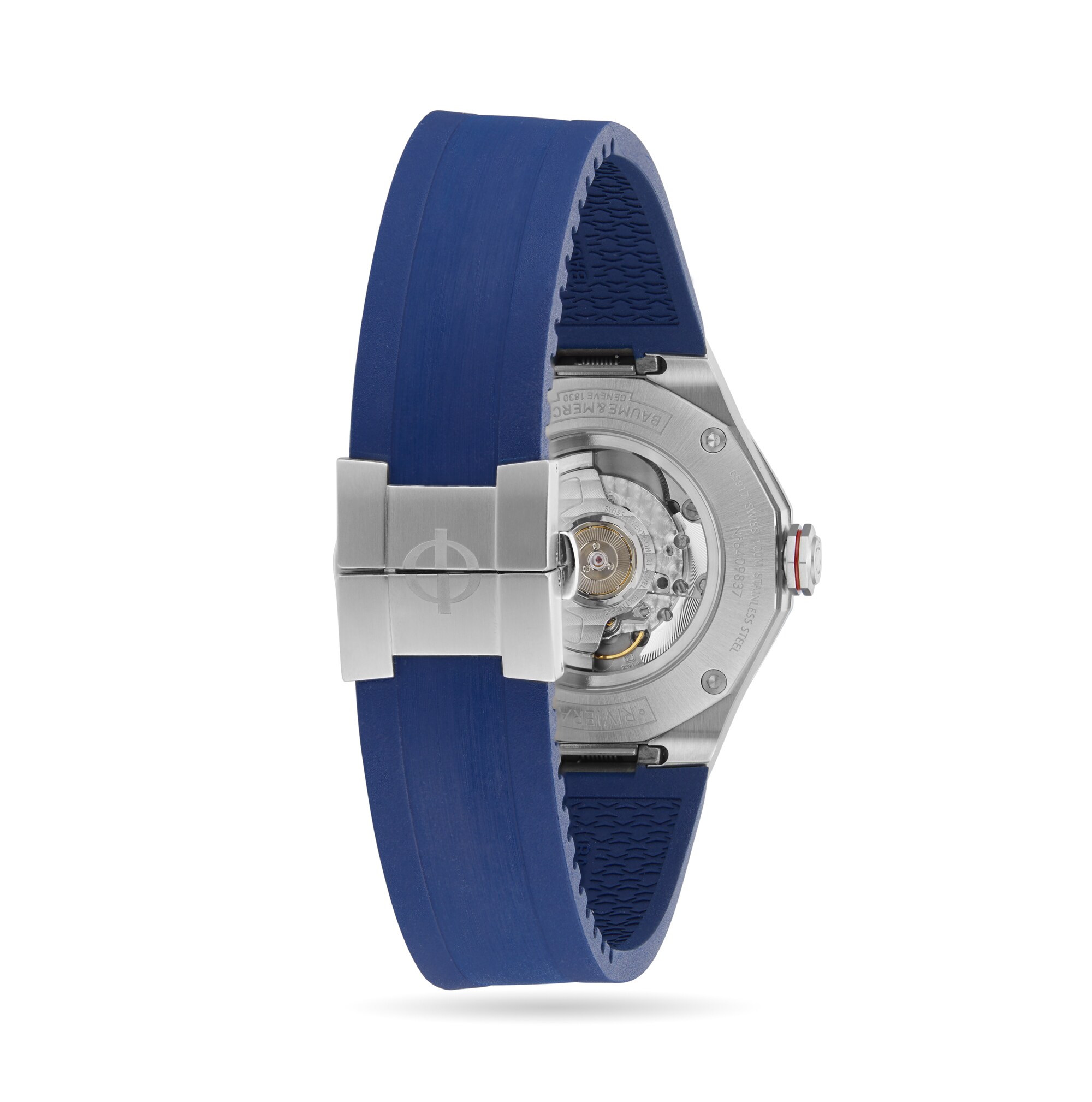 Baume & Mercier Riviera BM0A10659 - 42mm Automatic Blue Dial Watch - Image 3