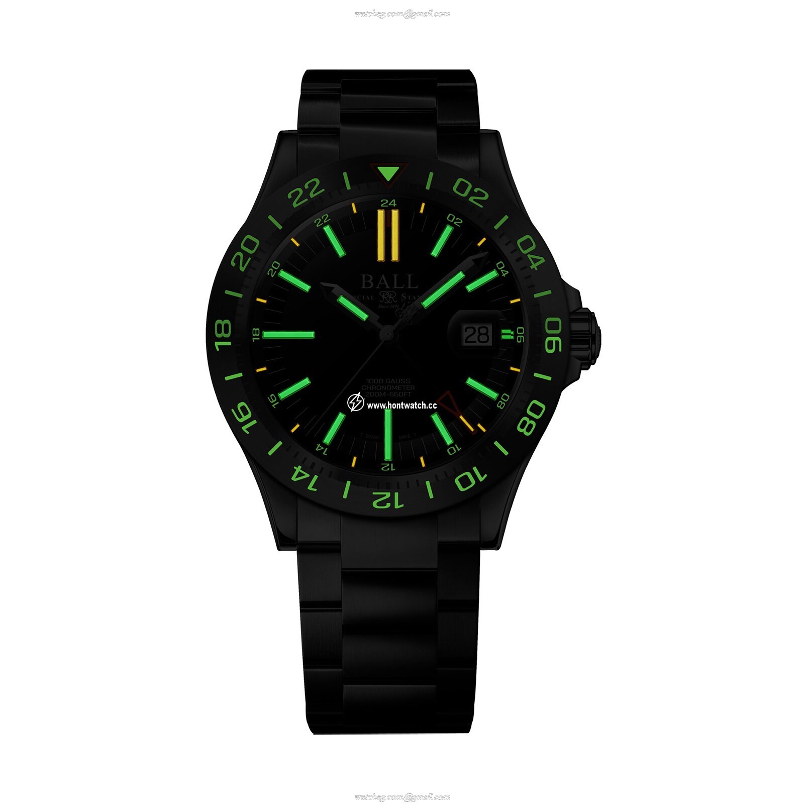 BALL Engineer III DG9000B-S1C-BK Automatic Watch - 40mm Stainless Steel - Image 2
